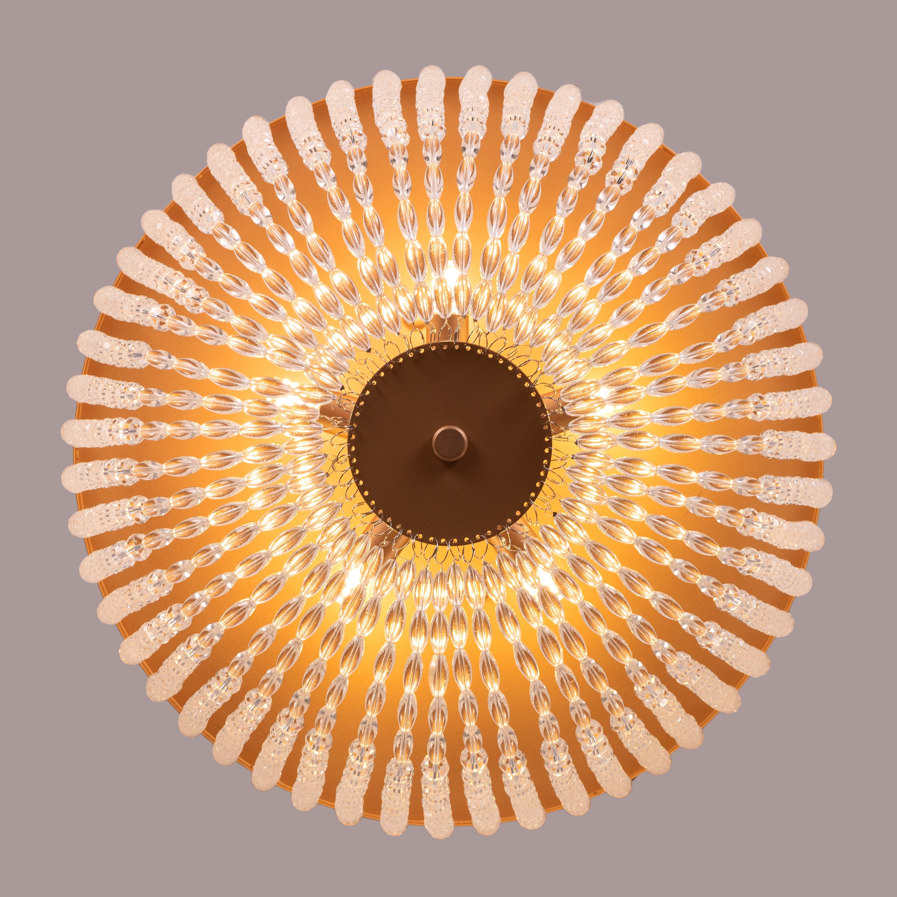 Embraced (Gold) Crystal Ceiling Light