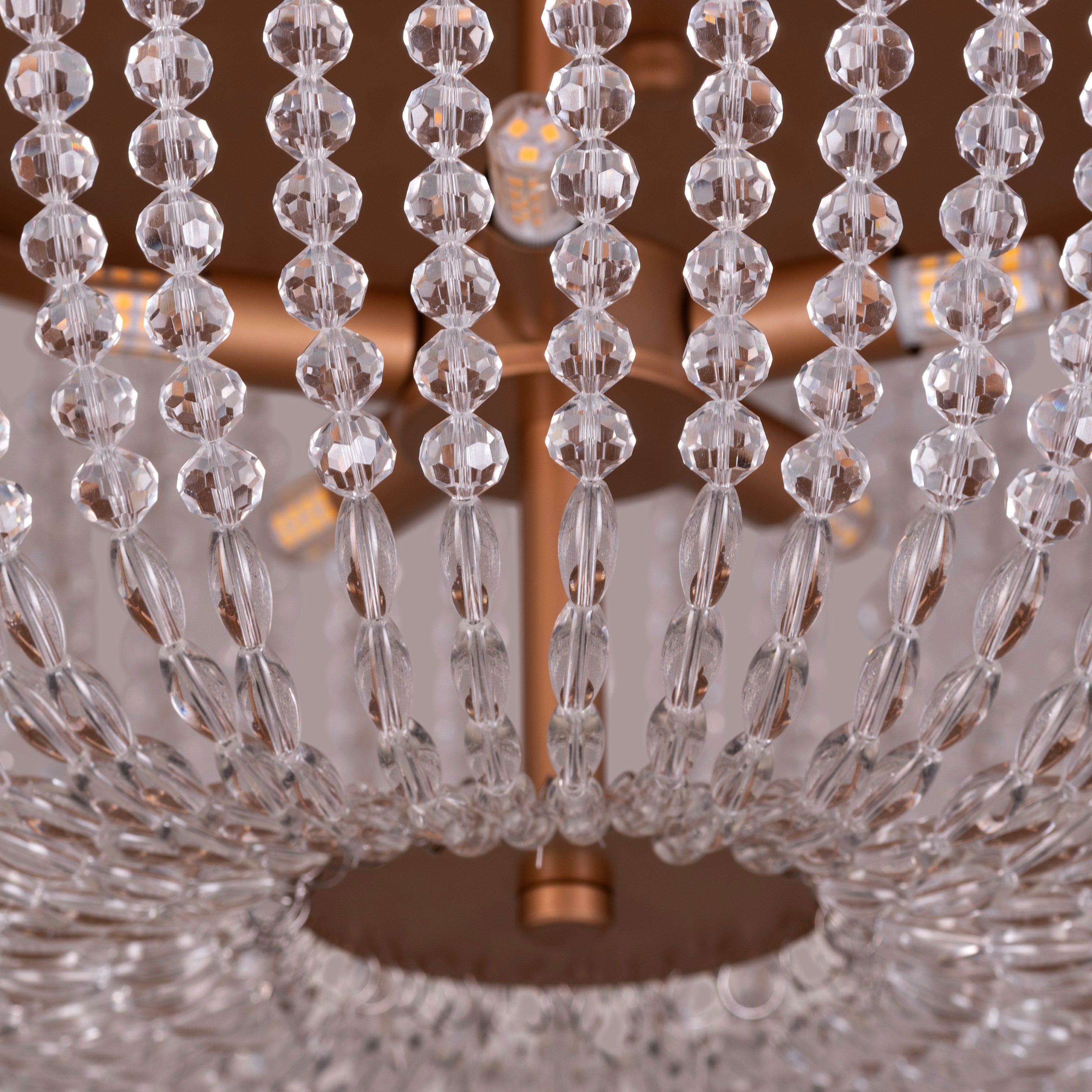 Embraced (Gold) Crystal Ceiling Light