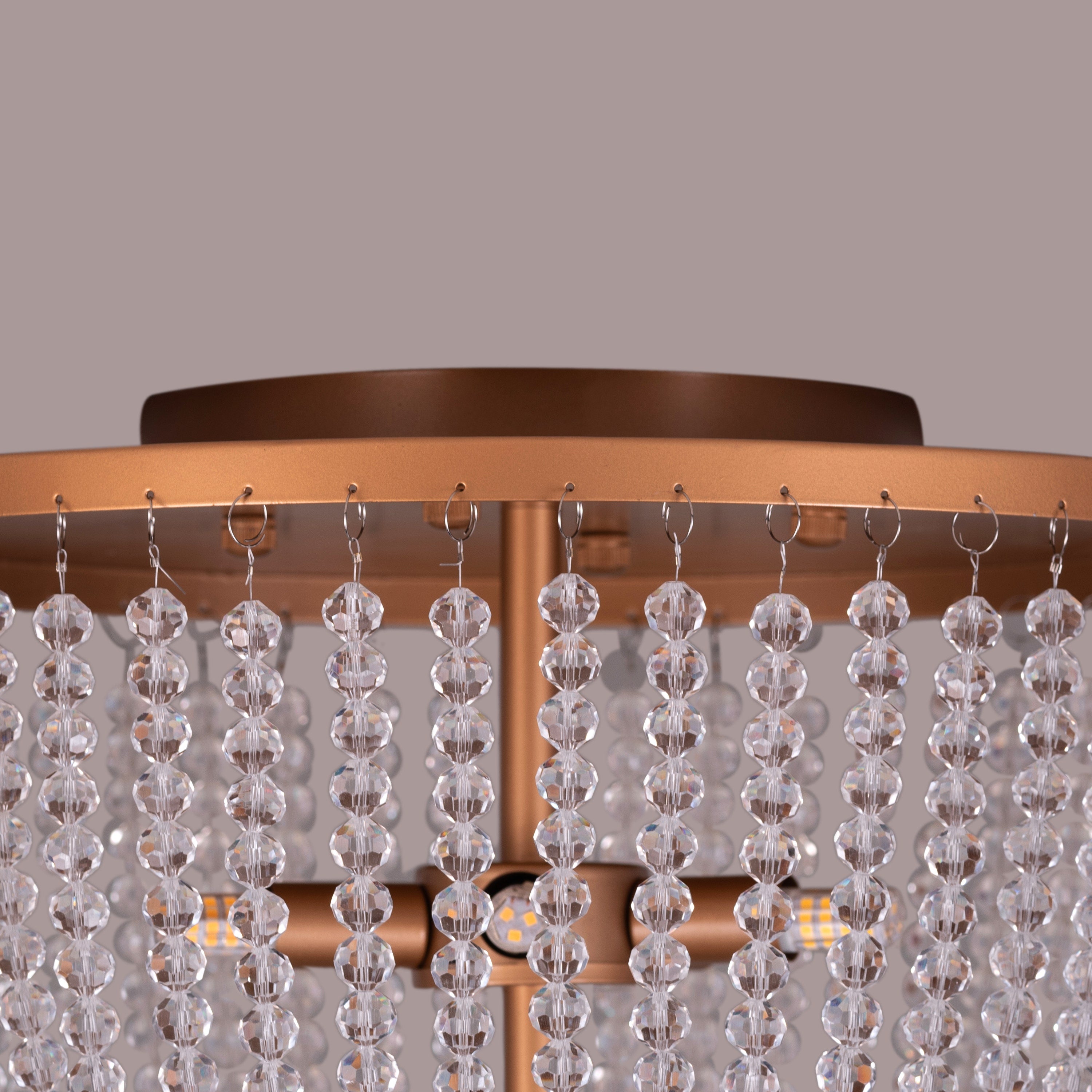Embraced (Gold) Crystal Ceiling Light