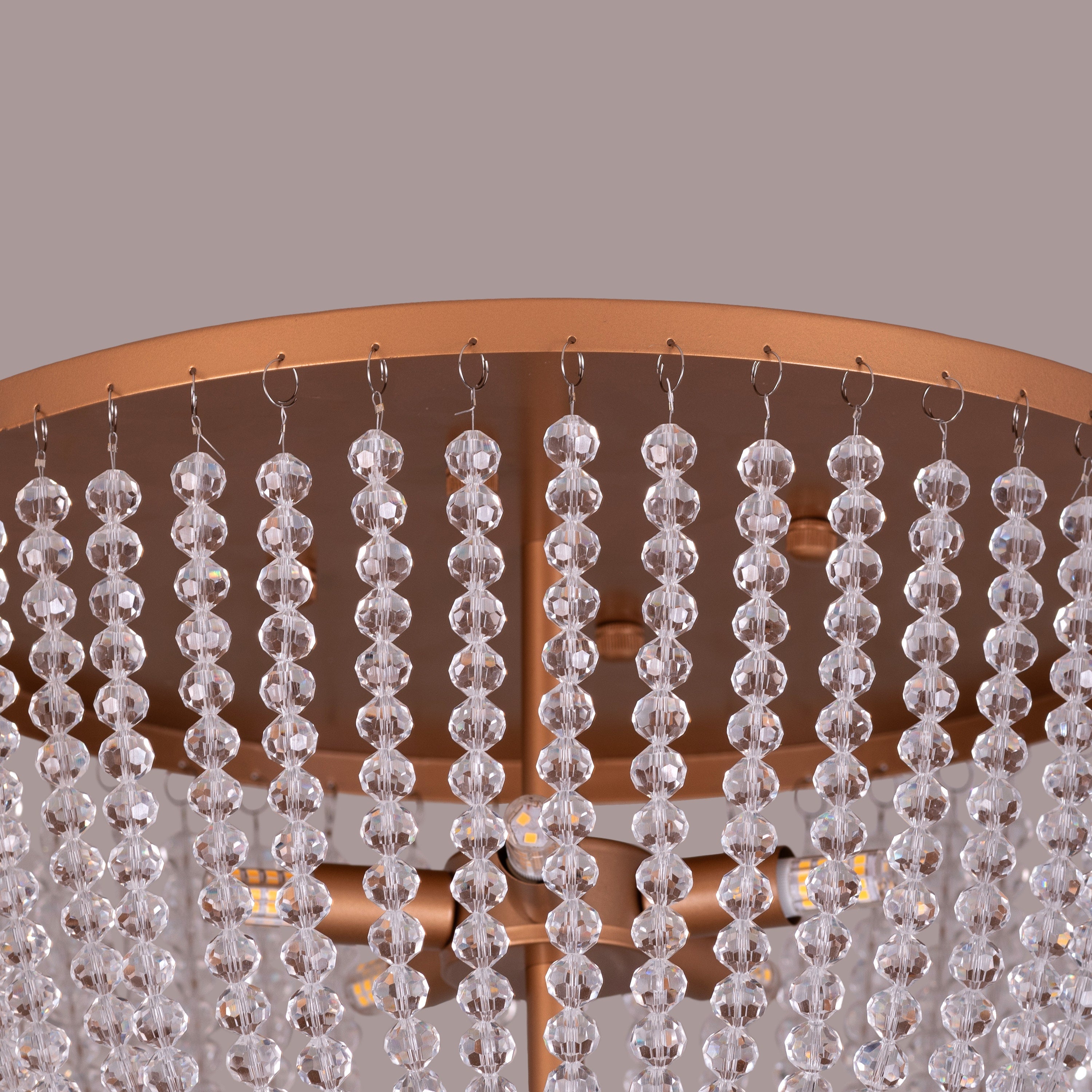 Embraced (Gold) Crystal Ceiling Light