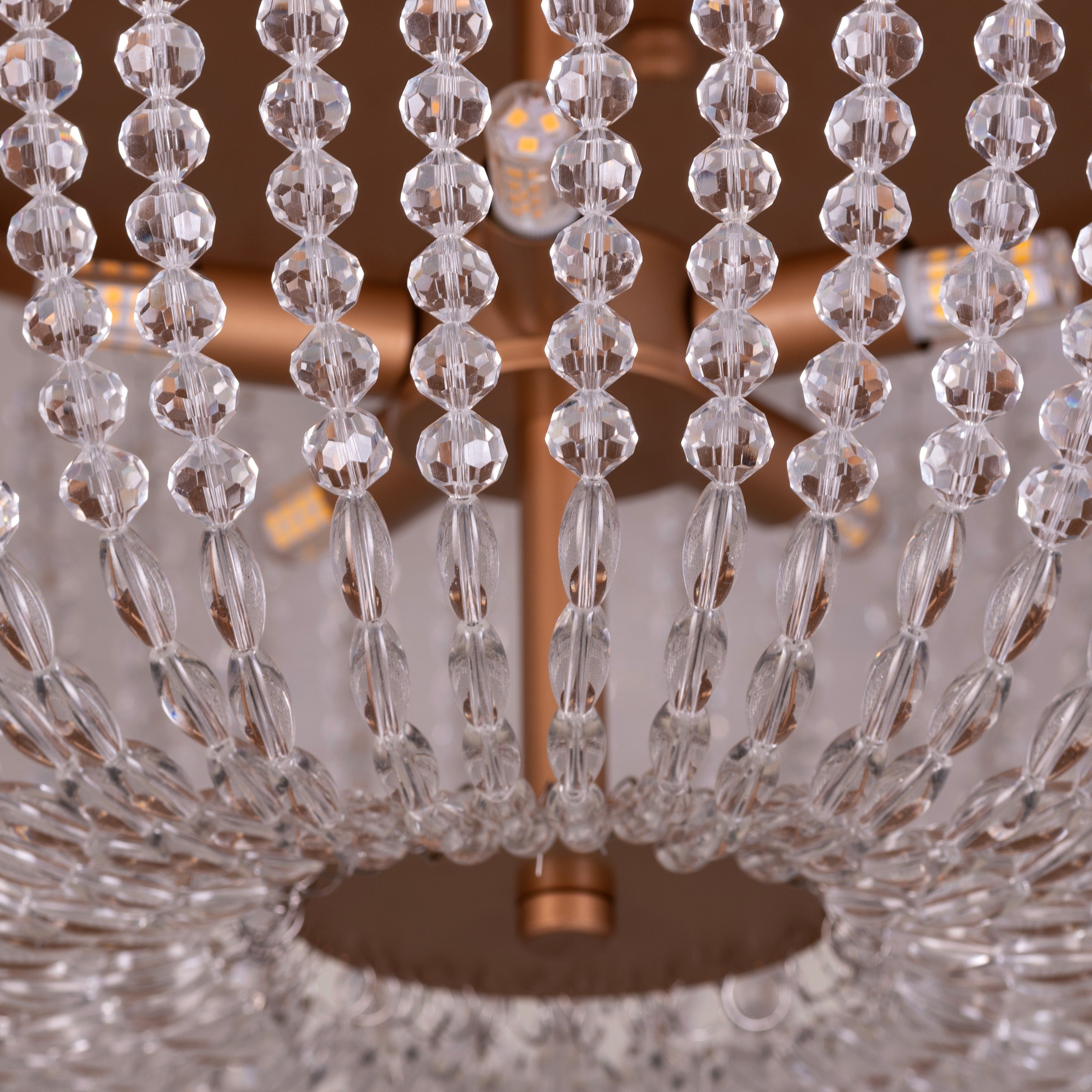 Embraced (Gold) Crystal Ceiling Light