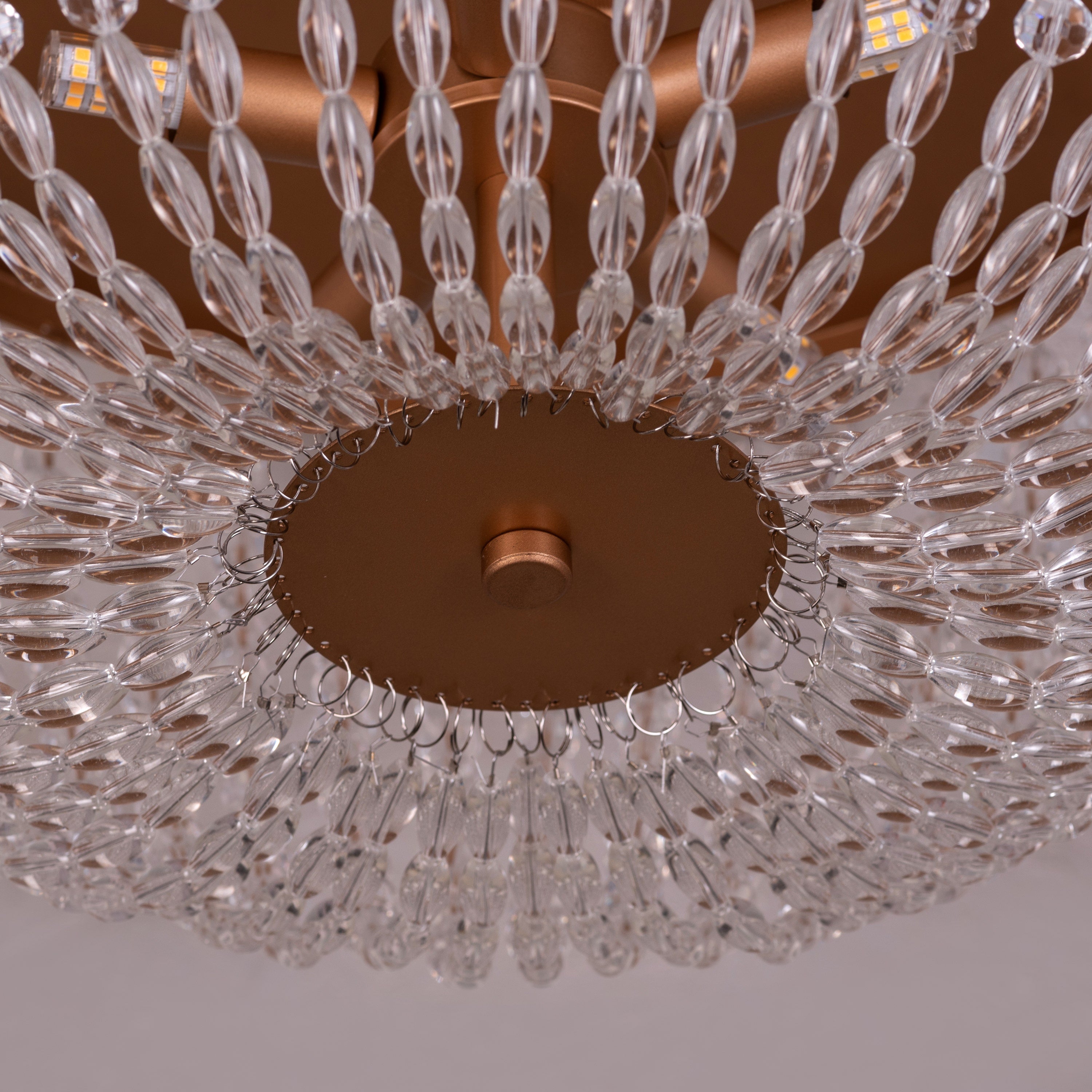 Embraced (Gold) Crystal Ceiling Light