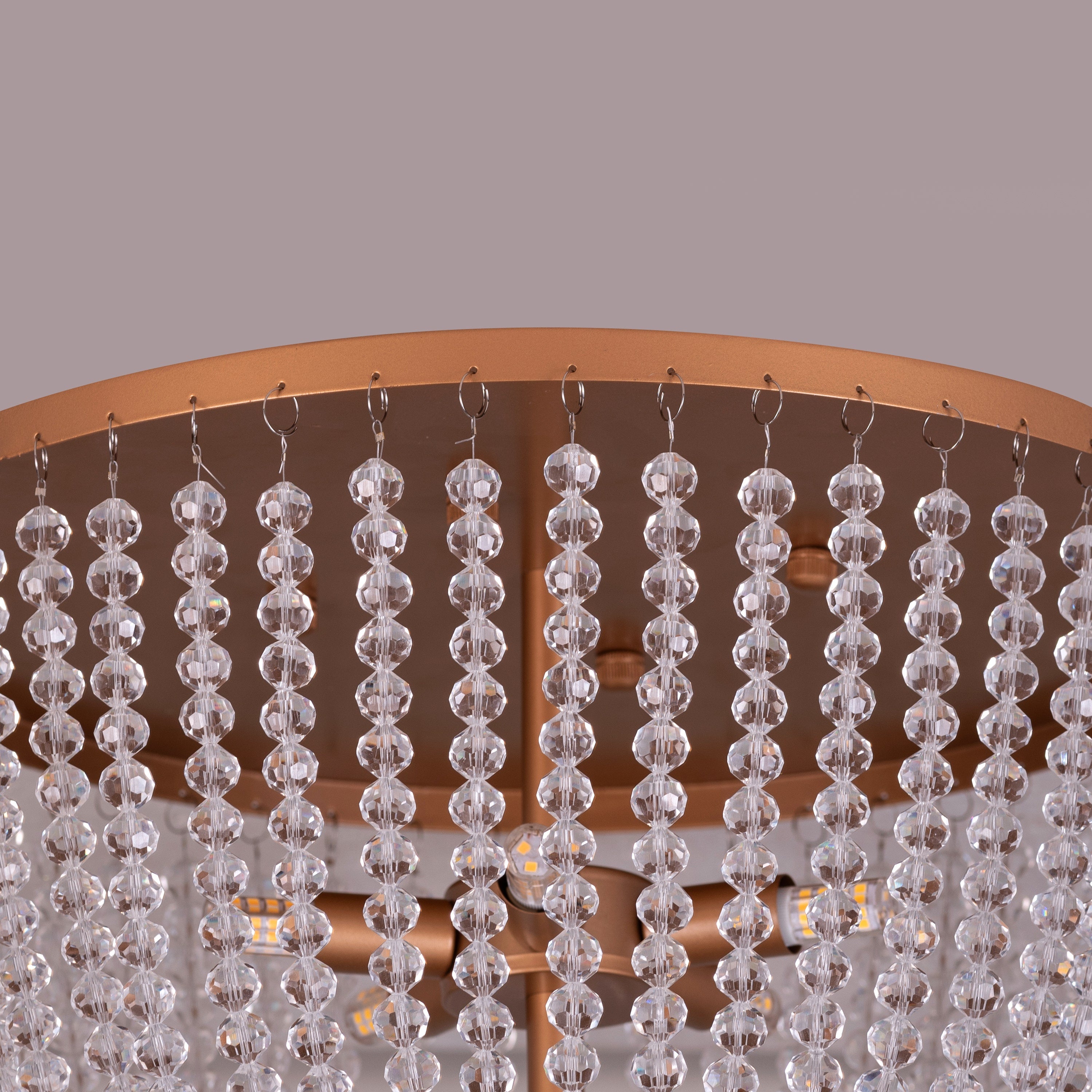 Embraced (Gold) Crystal Ceiling Light