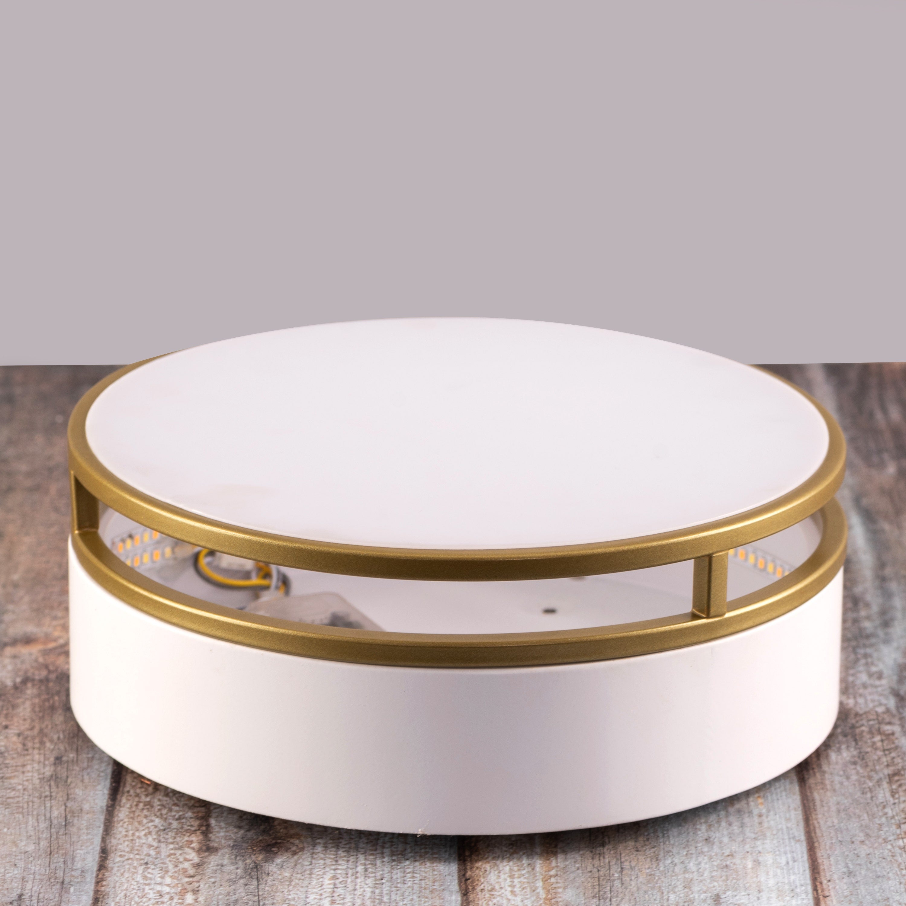 Want You Around (Round, White, Built-In LED) Ceiling Light