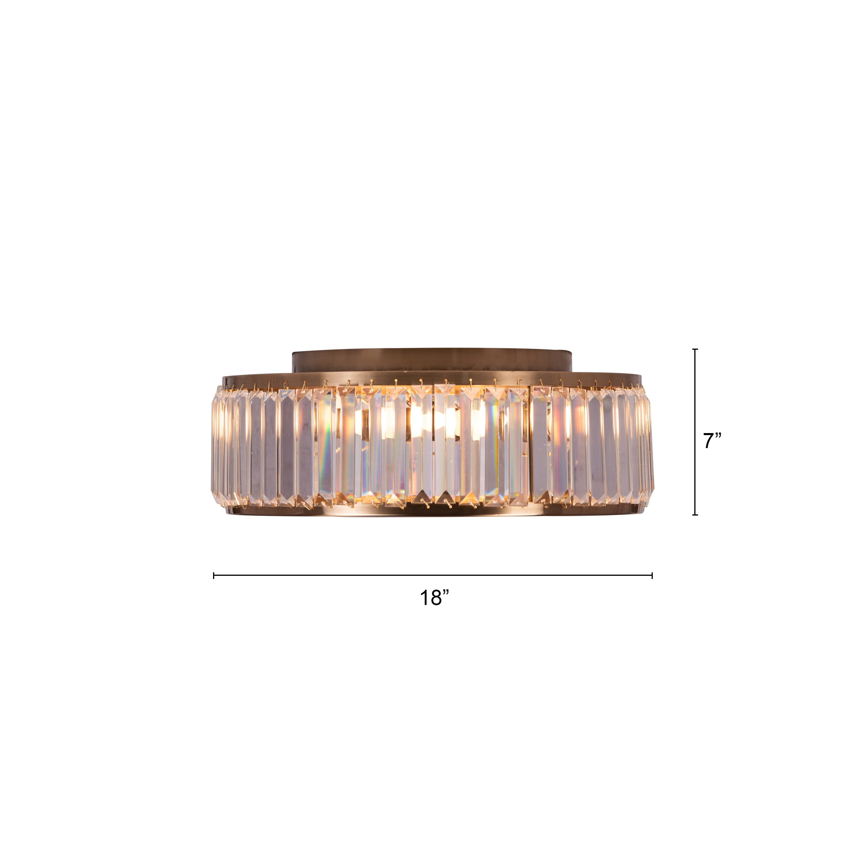 Matinee (Gold) Crystal Ceiling Light
