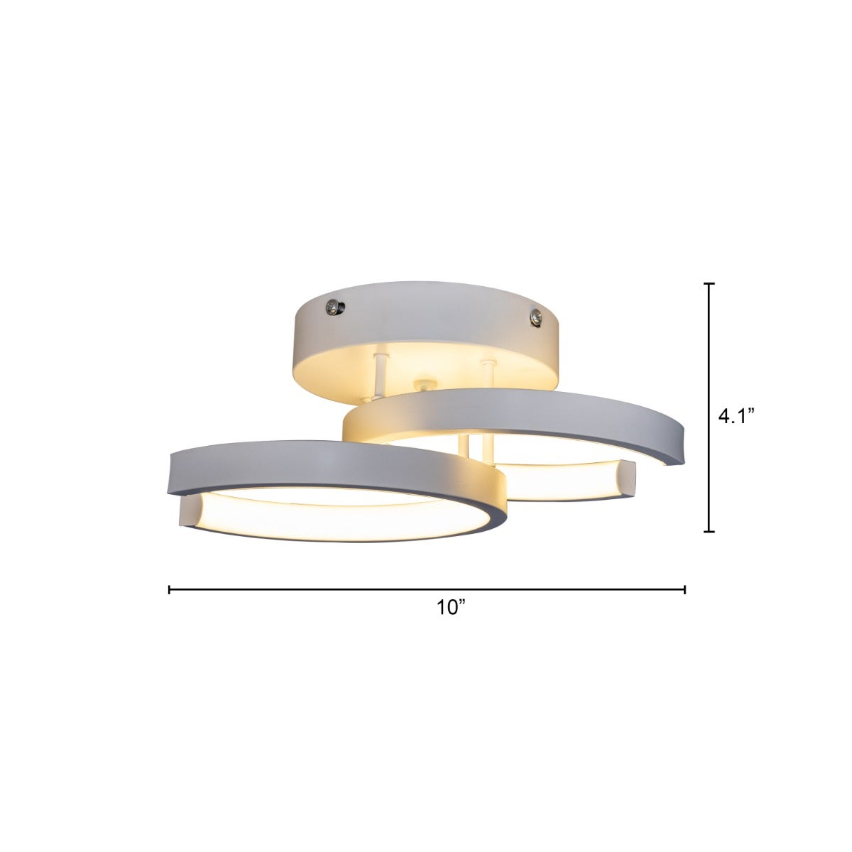 Light The Way (White, 3 Color Dimmable LED with Remote Control) Ceiling Light