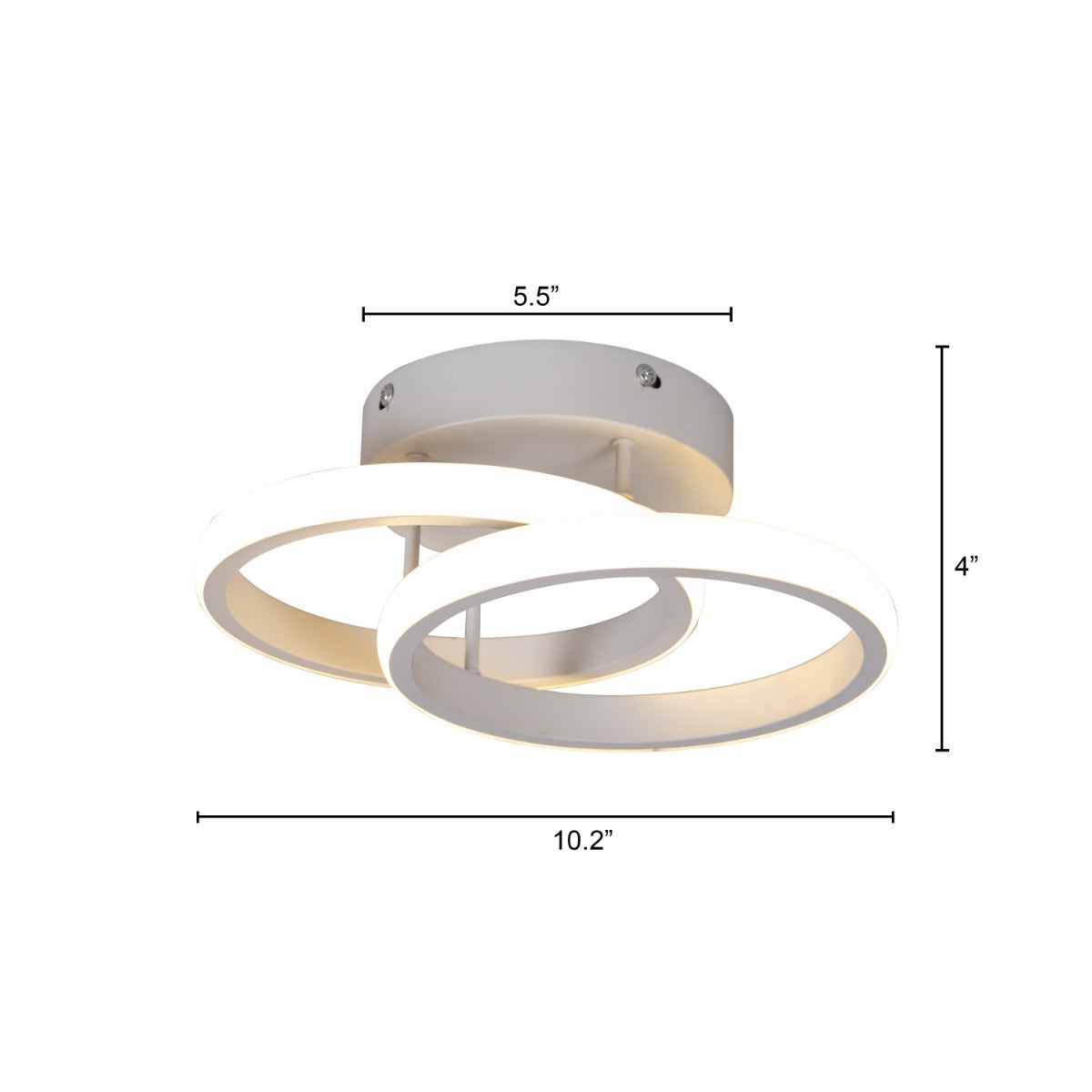 Light The Way Signature (White, 3 Colour Dimmable LED with Remote Control) Ceiling Light