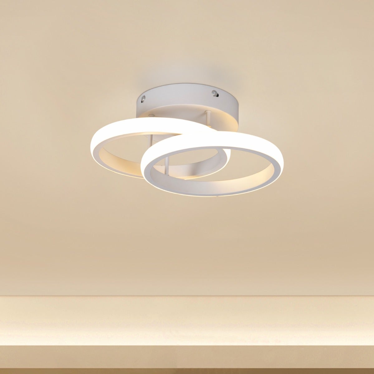Light The Way Signature (White, 3 Colour Dimmable LED with Remote Control) Ceiling Light