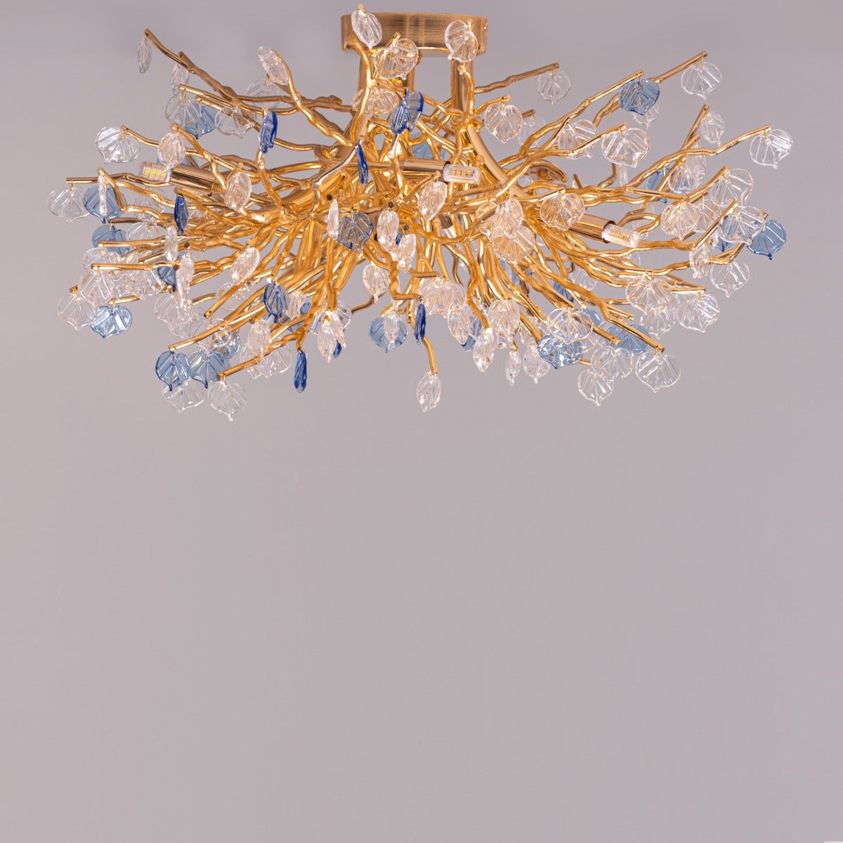 Yacht Life (Gold) Crystal Ceiling Light