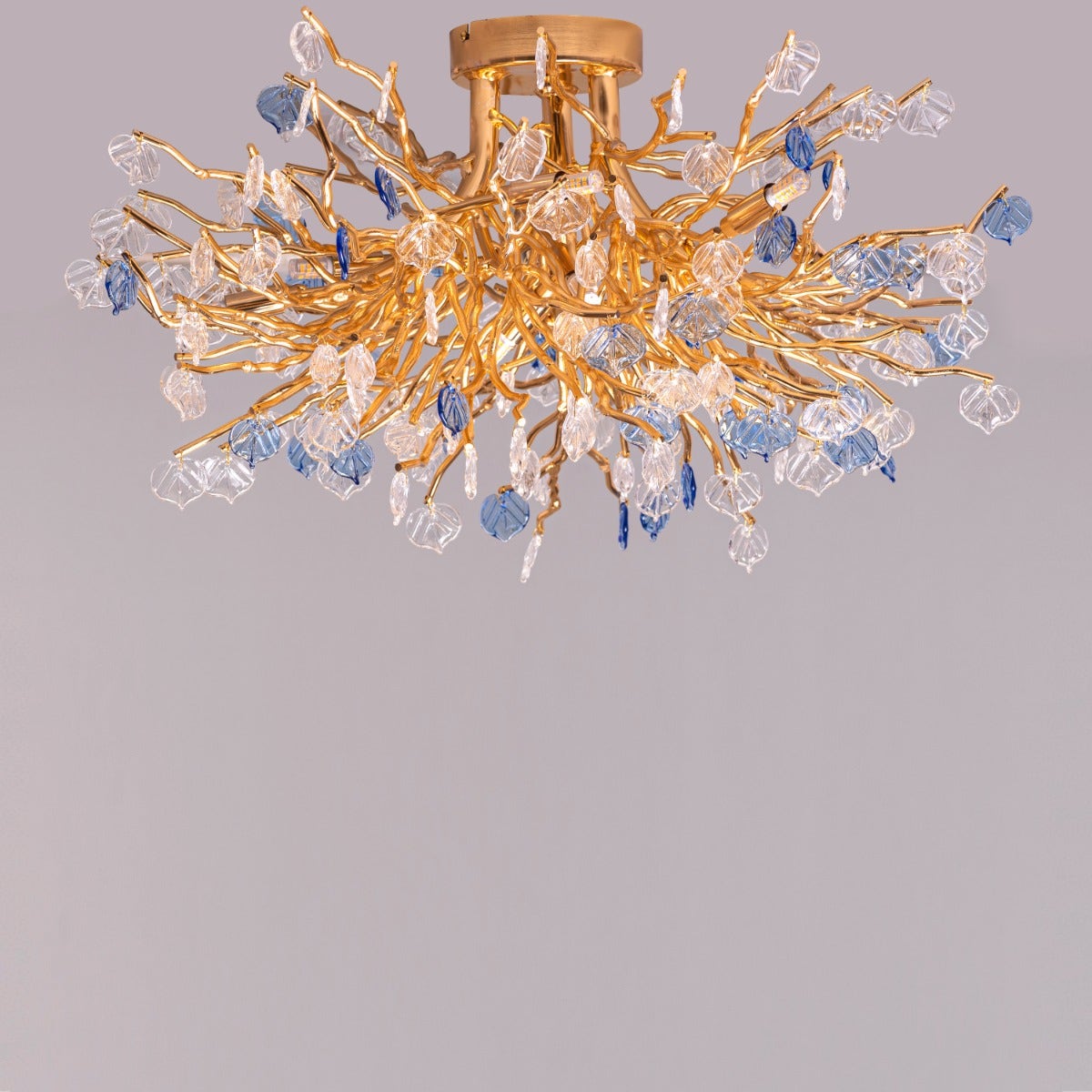 Yacht Life (Gold) Crystal Ceiling Light