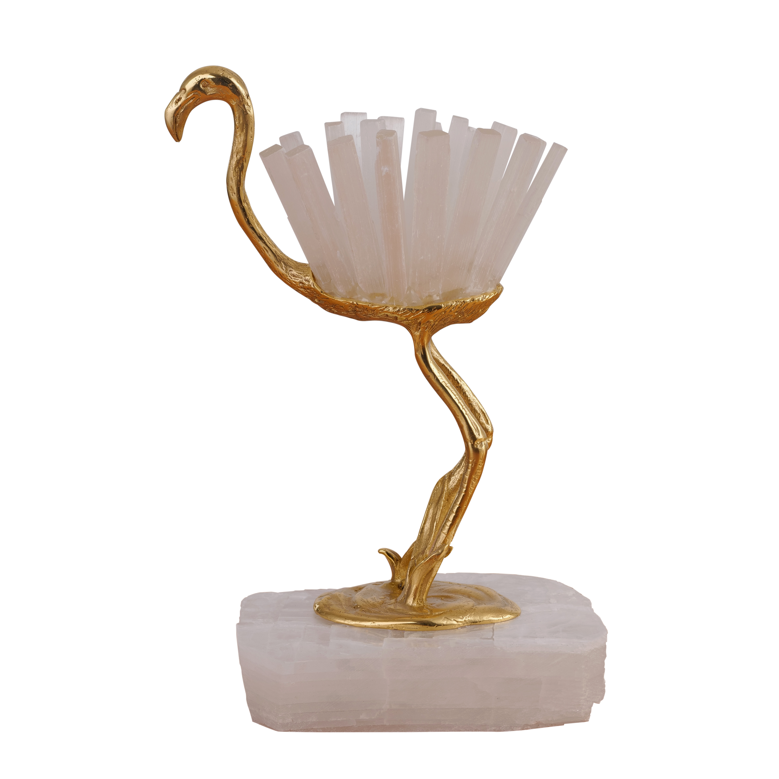 Flamingo Fantasy (White/Gold)