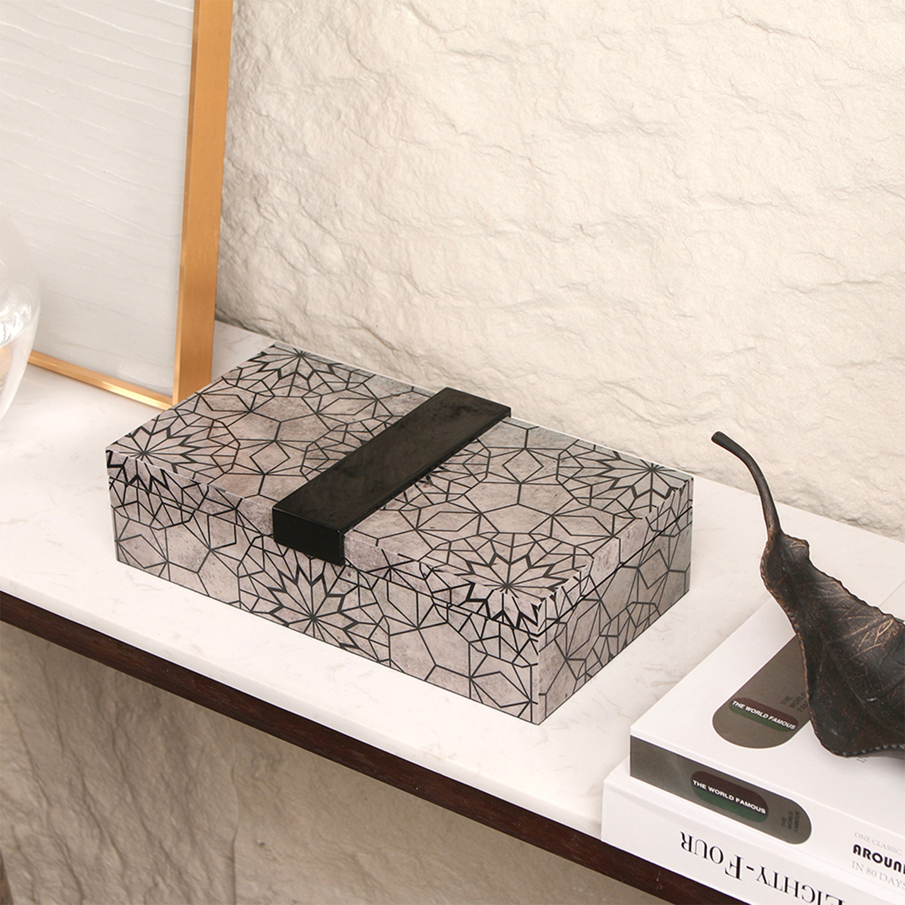 The Bound Geometry (Grey) Home Decor