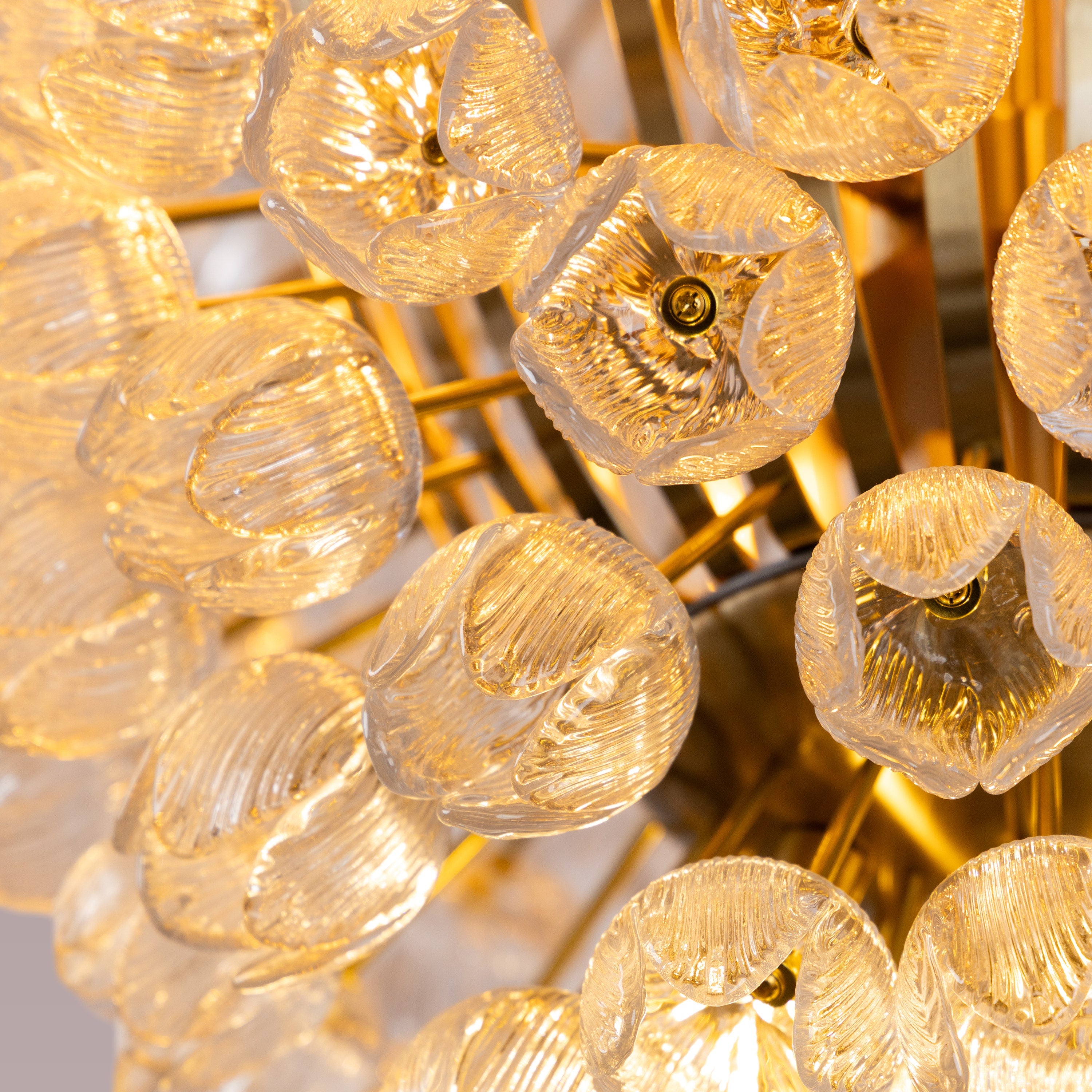 Sunset Strings ( Glass) Chandelier