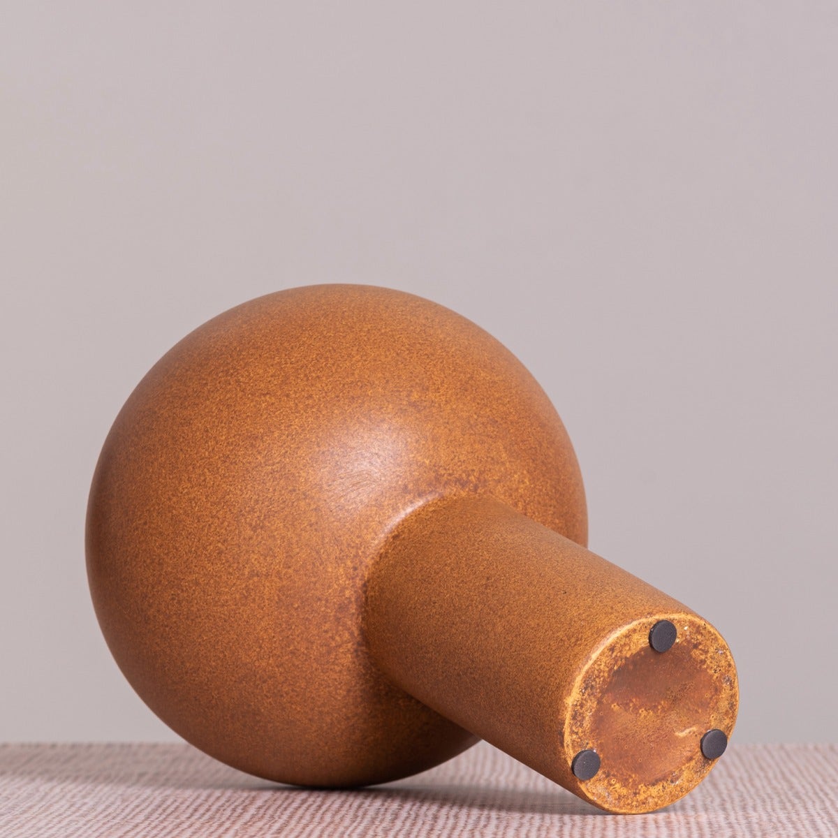 Based On (Yellow Ochre) Ceramic Vase