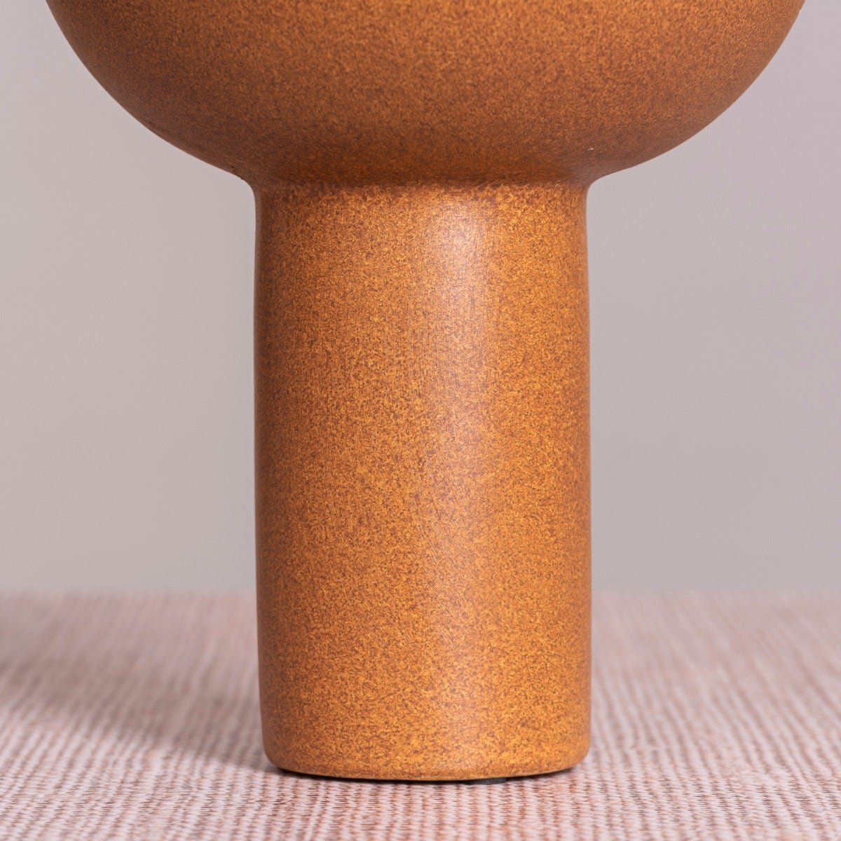 Based On (Yellow Ochre) Ceramic Vase