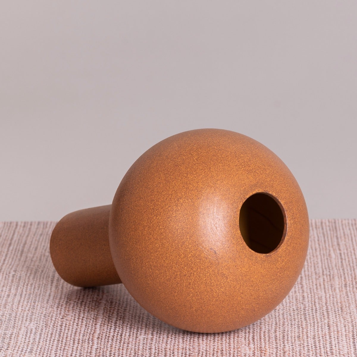 Based On (Yellow Ochre) Ceramic Vase