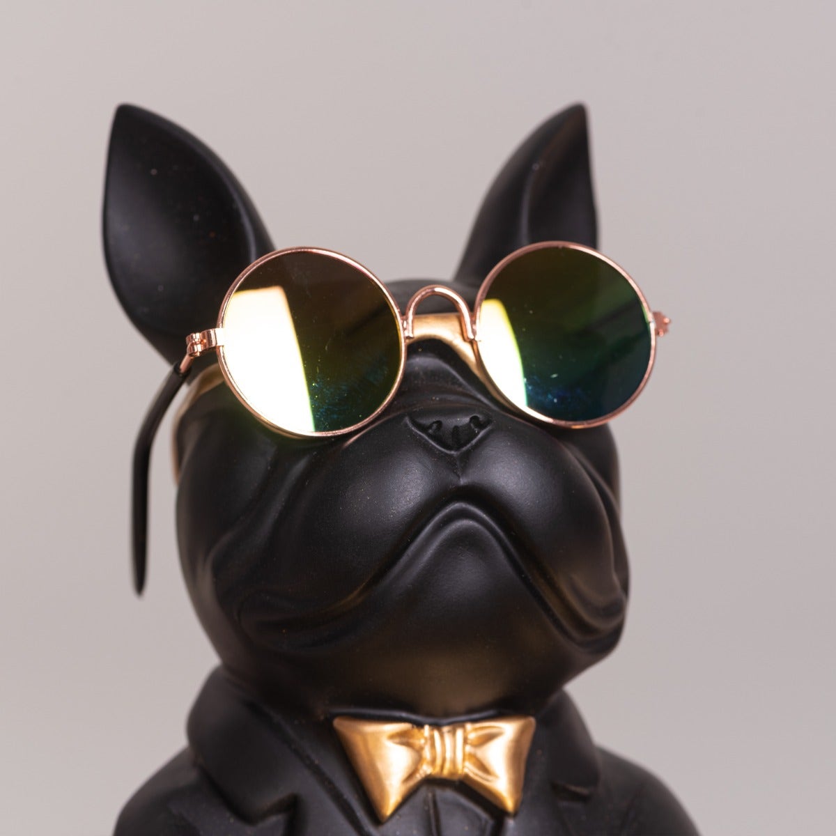 At your Service (Black, Gold) Home Decor Tray