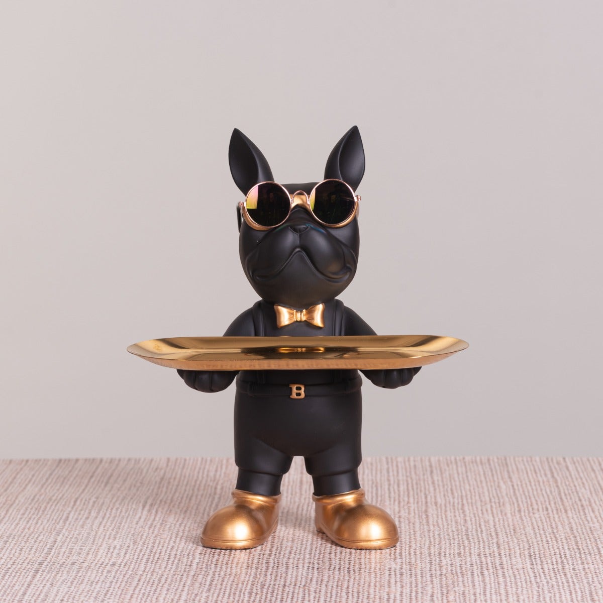 Swag Life (Black, Gold) Home Decor Tray