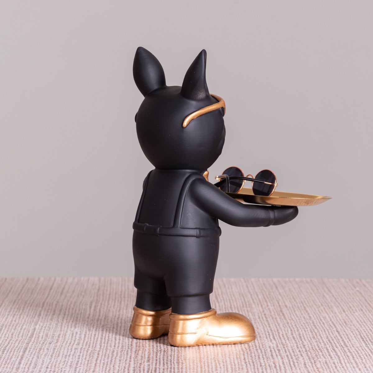 Swag Life (Black, Gold) Home Decor Tray