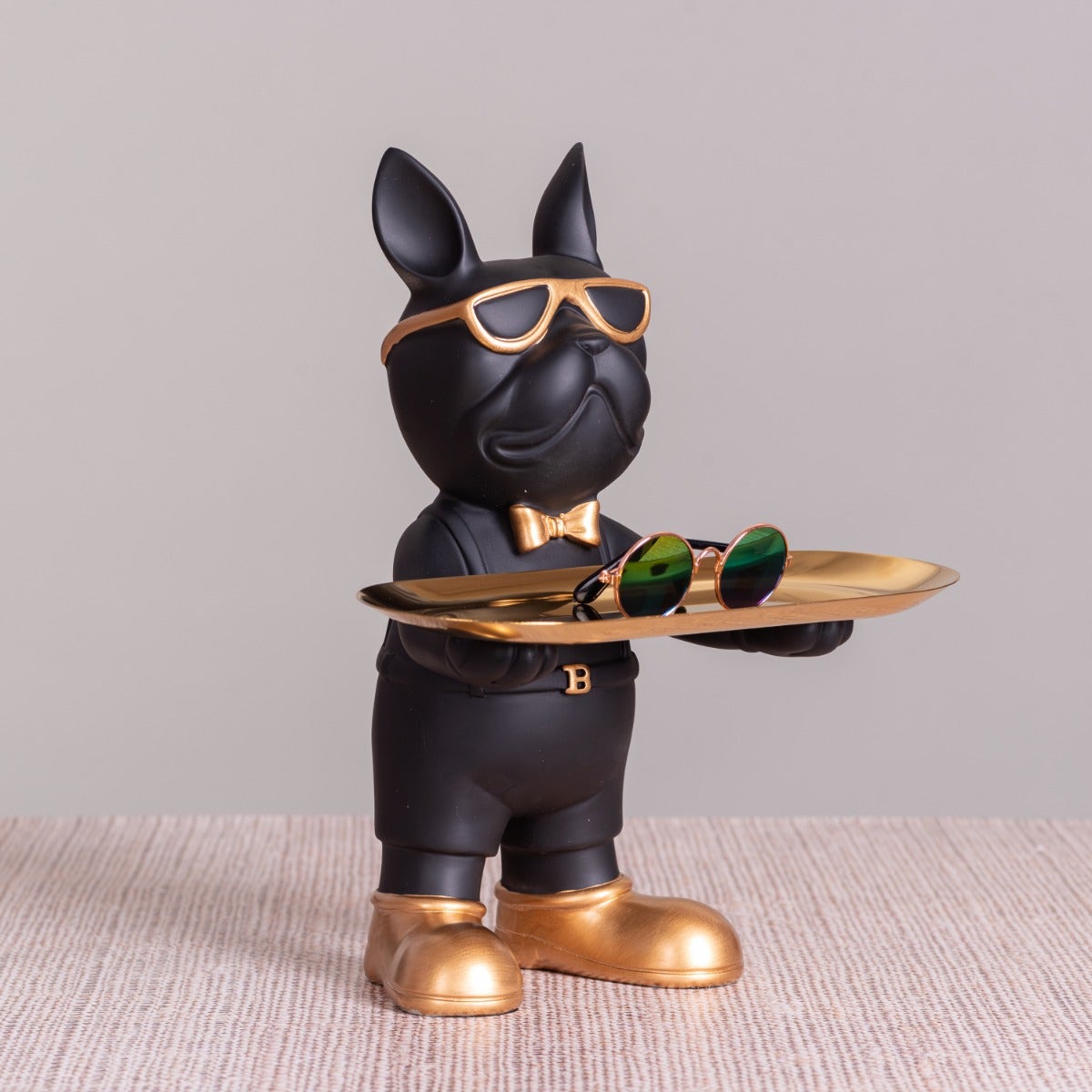 Swag Life (Black, Gold) Home Decor Tray