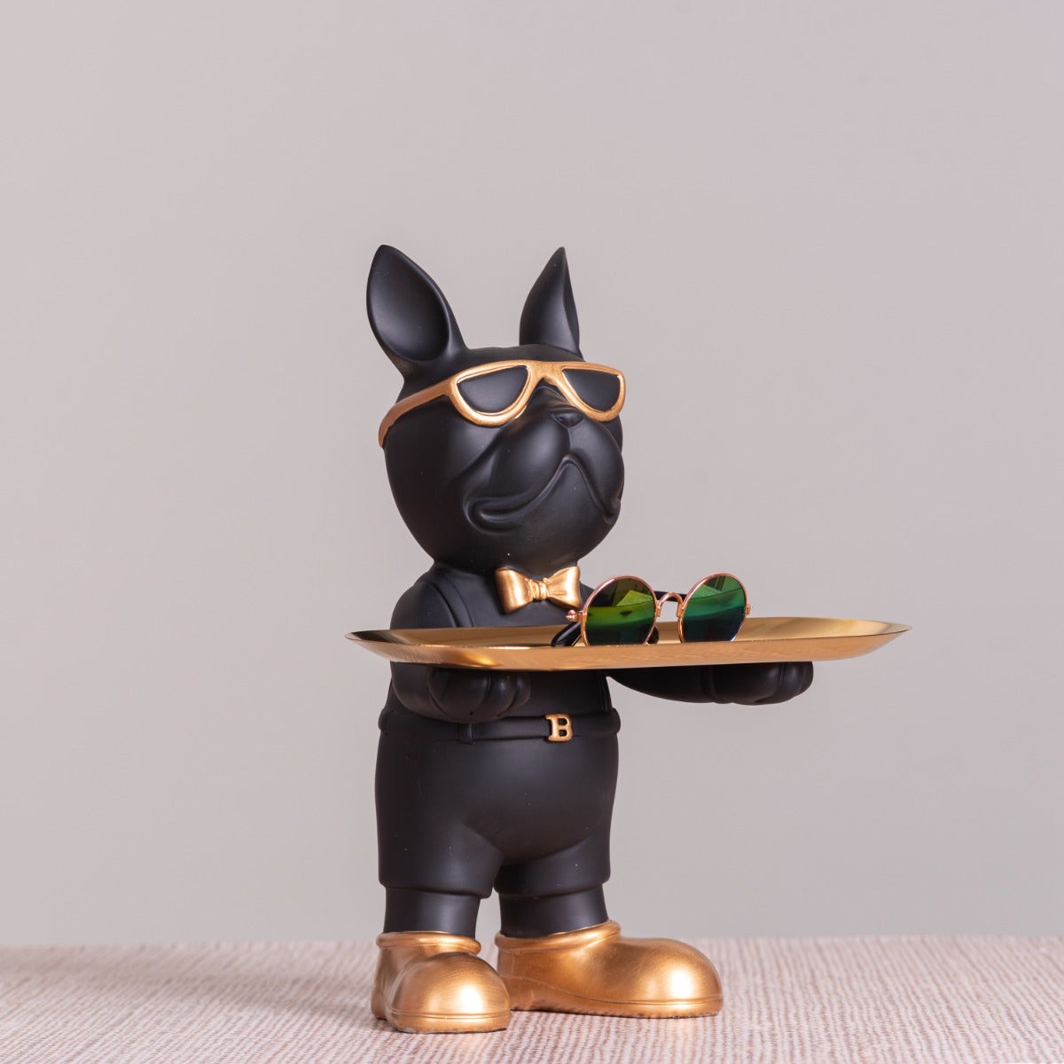 Swag Life (Black, Gold) Home Decor Tray