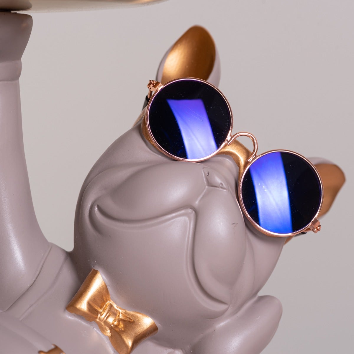 Drama Date (Grey, Gold) Home Decor Tray