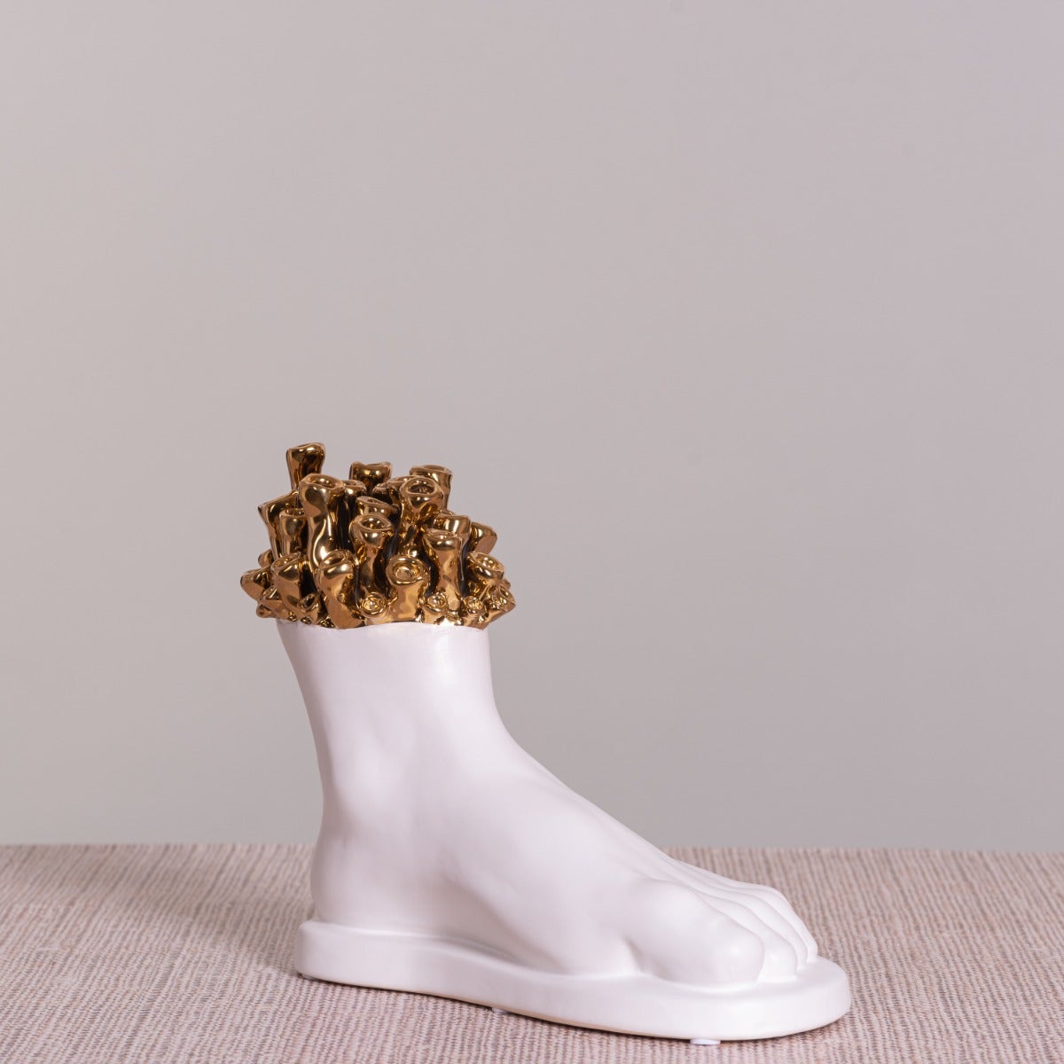 Perfect Pair (Gold/ White) Ceramic Home Decor