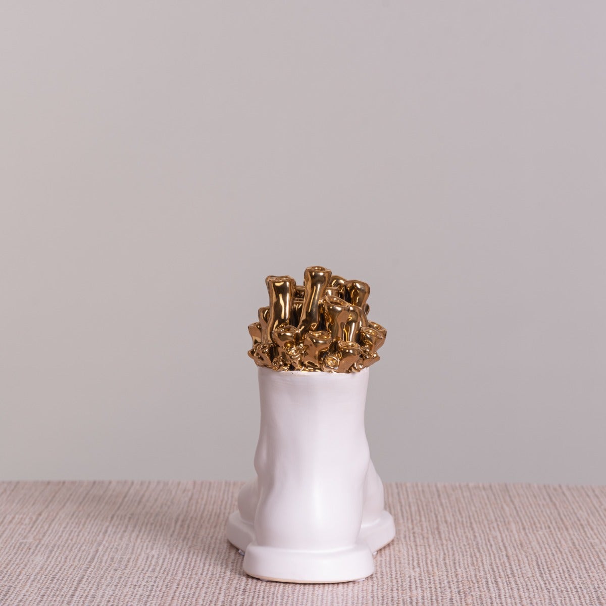 Perfect Pair (Gold/ White) Ceramic Home Decor