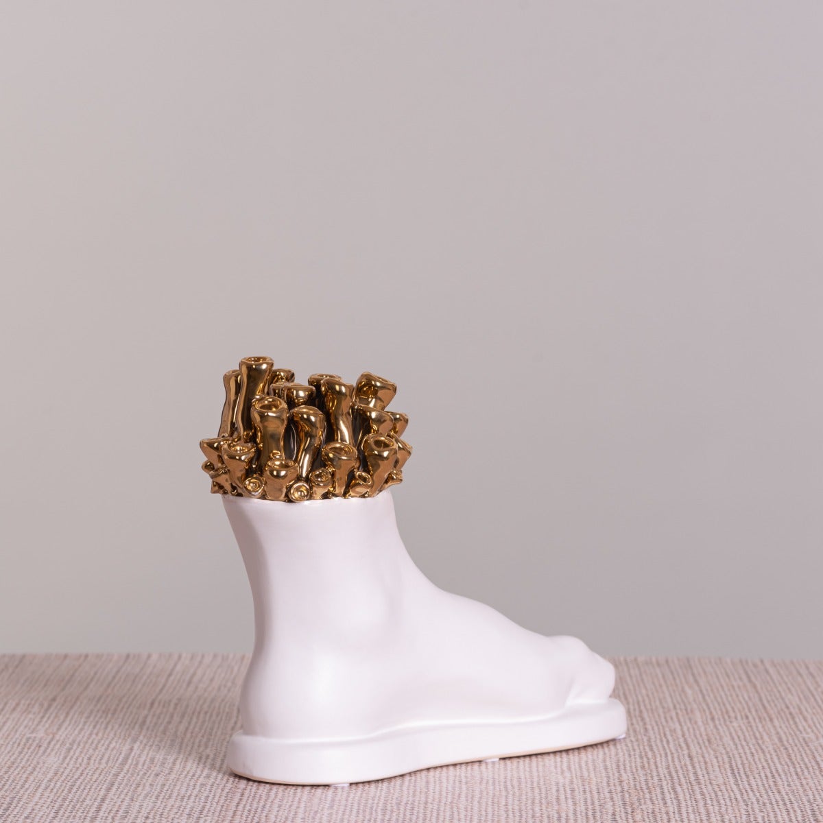 Perfect Pair (Gold/ White) Ceramic Home Decor