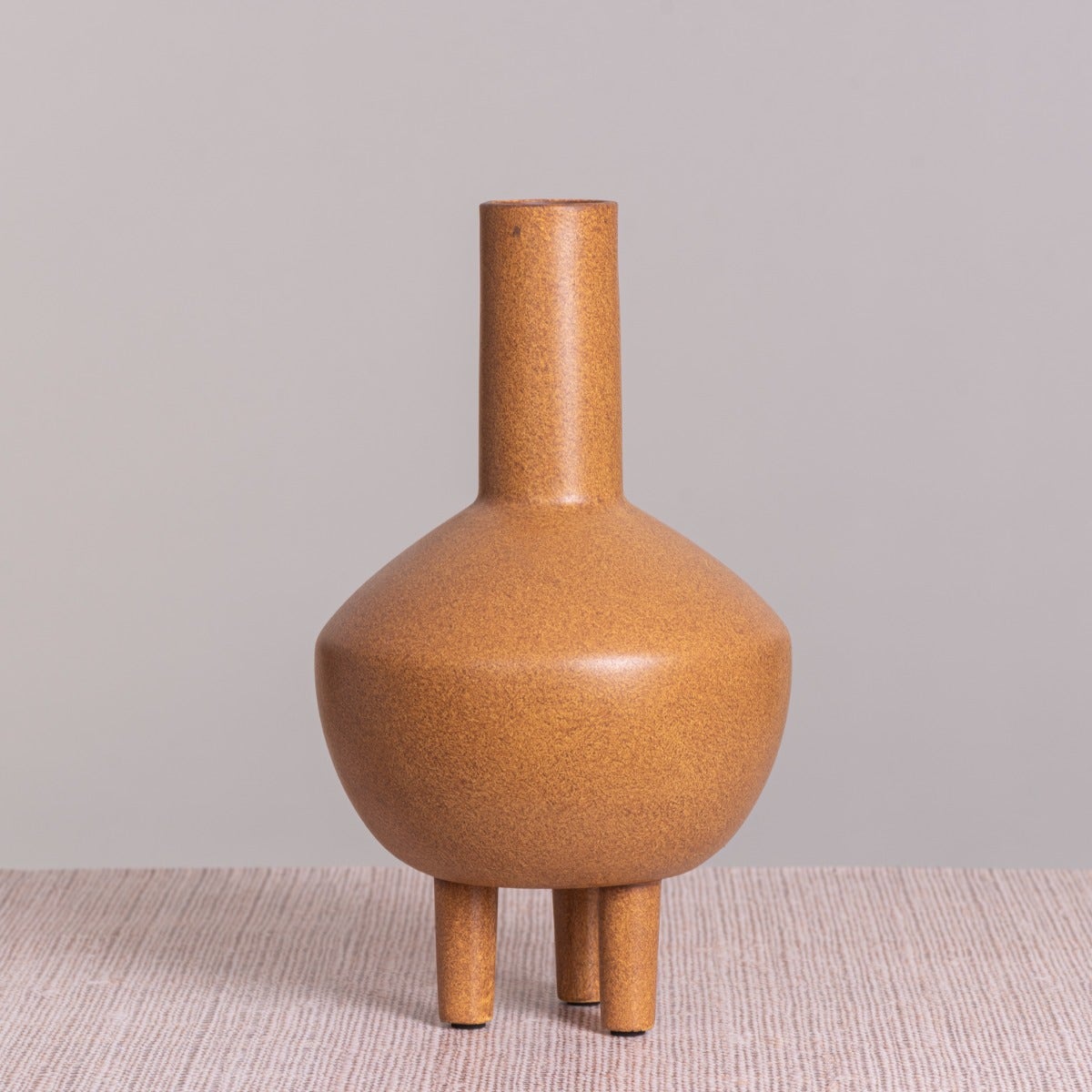 Terra Cotta Heart (Yellow) Ceramic Vase