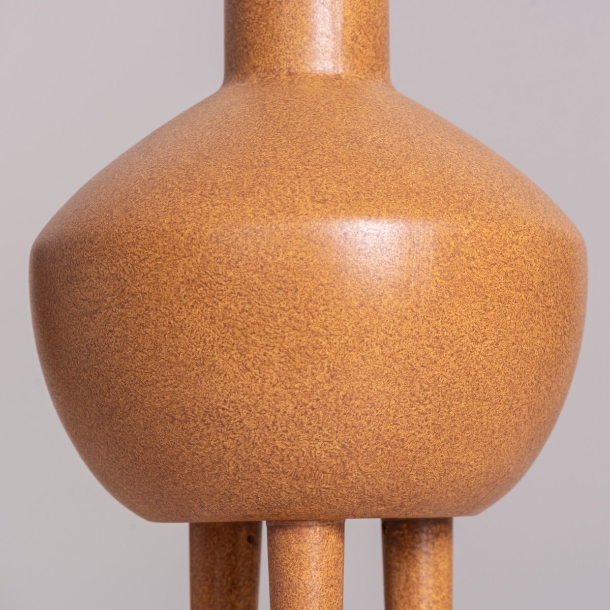 Terra Cotta Heart (Yellow) Ceramic Vase