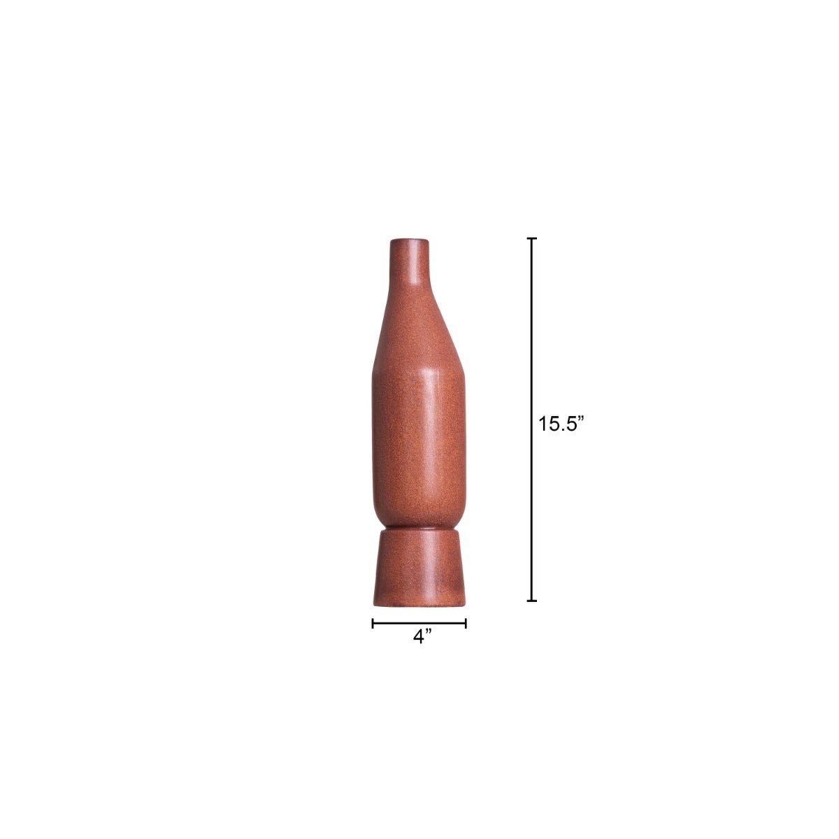Terra Cotta Vibes (Brown) Ceramic Vase