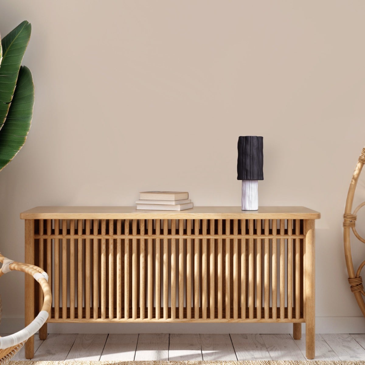 Shipwrecked (White/Black) Ceramic Vase