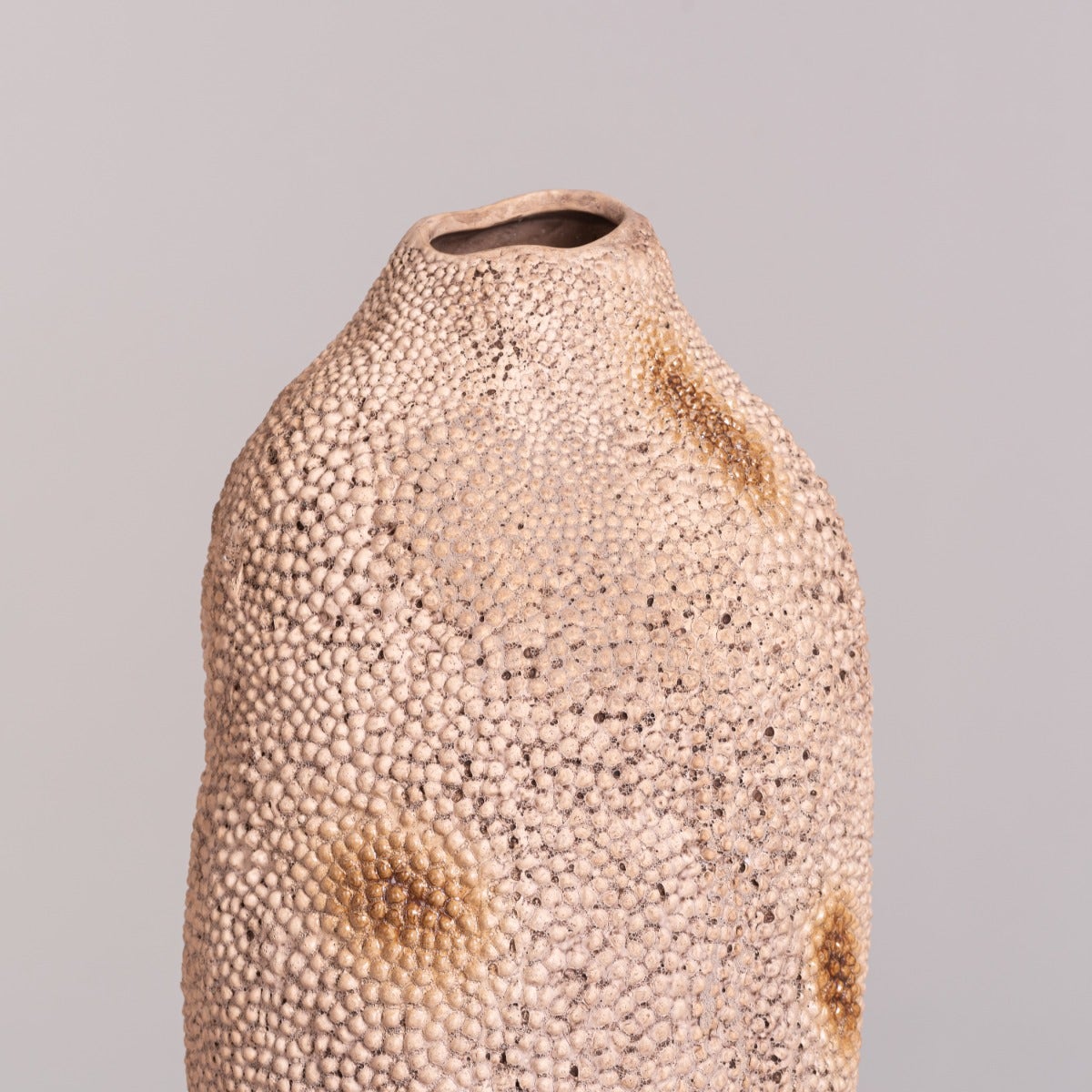 Coral Deep (Large, Brown) Ceramic Vase