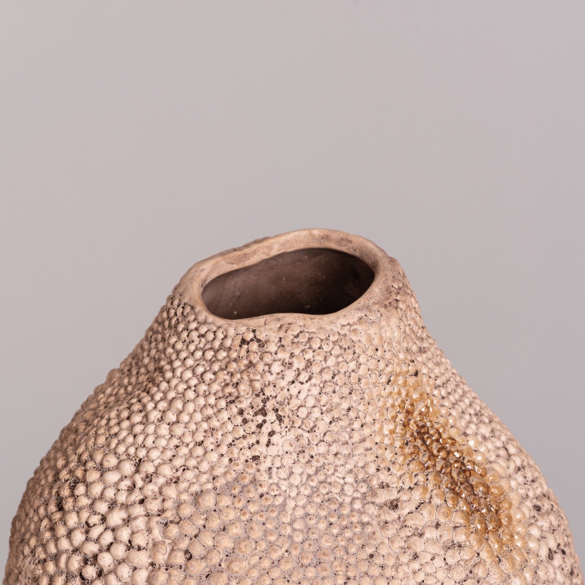 Coral Deep (Large, Brown) Ceramic Vase