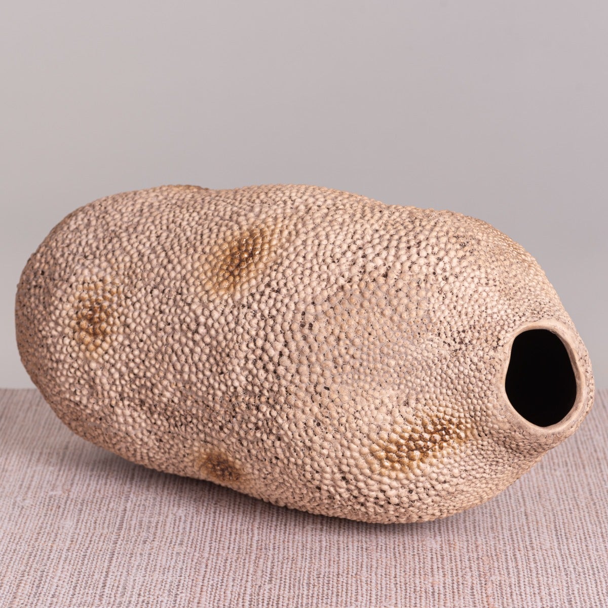 Coral Deep (Large, Brown) Ceramic Vase