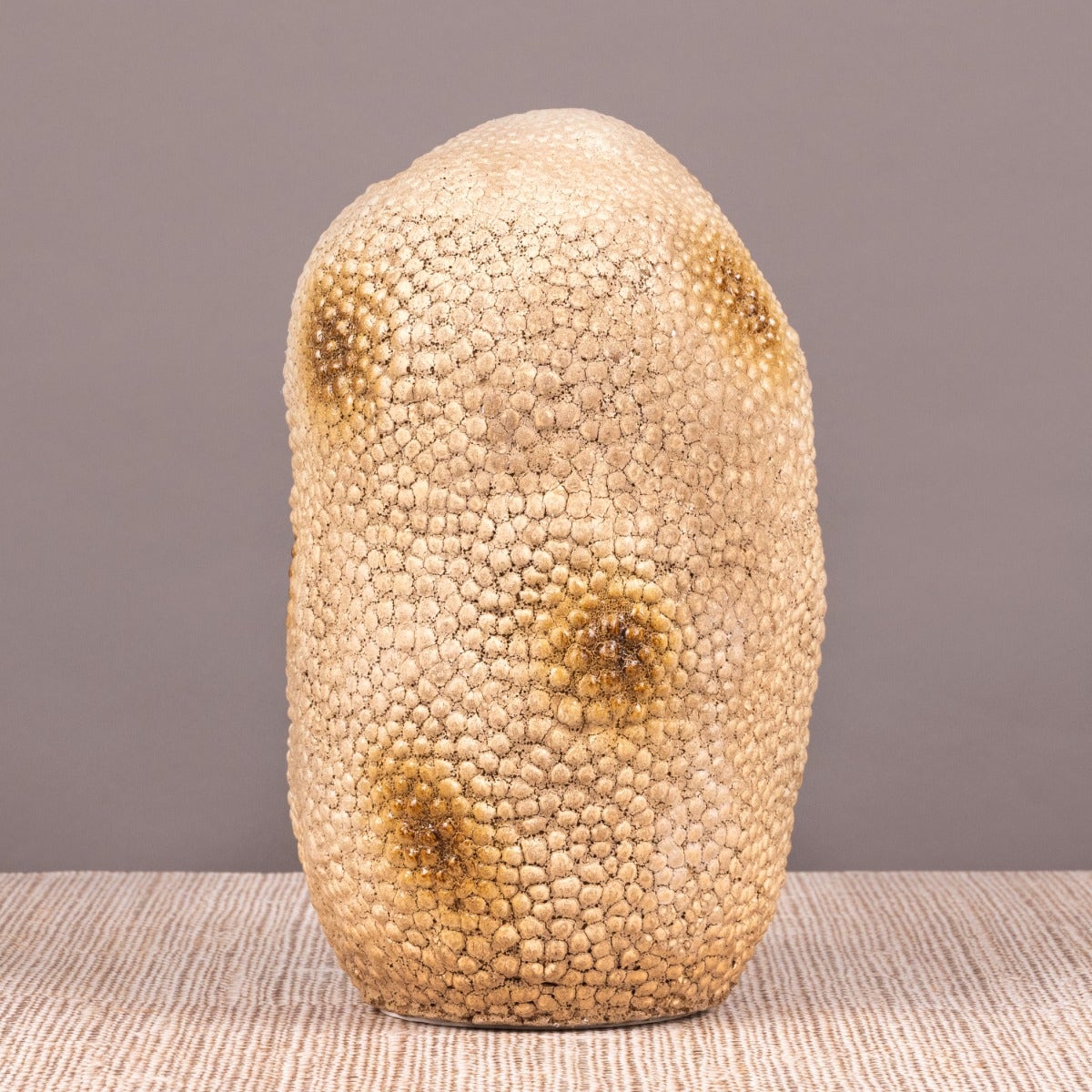 Coral Deep (Small, Brown) Ceramic Vase