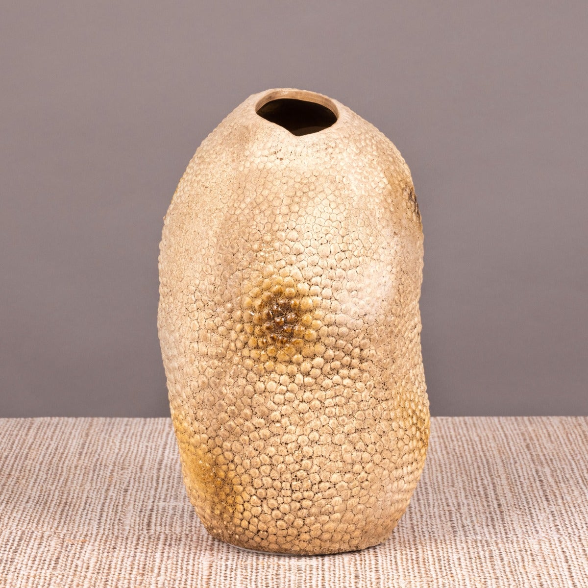 Coral Deep (Small, Brown) Ceramic Vase