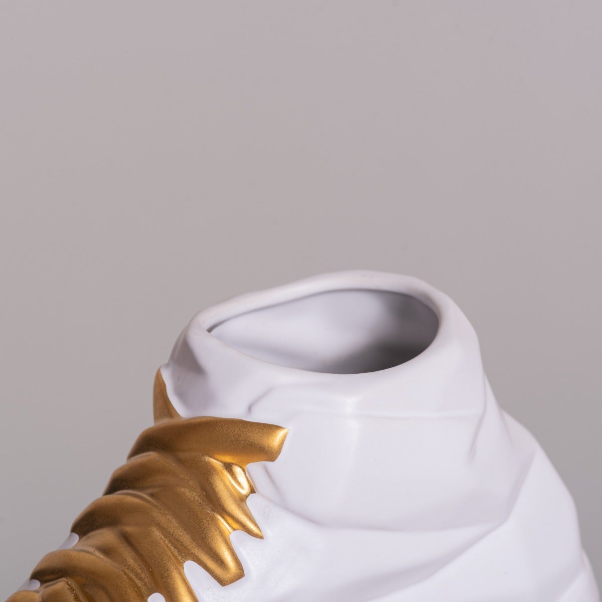 Practice Makes Perfect (White, Gold) Ceramic Home Decor