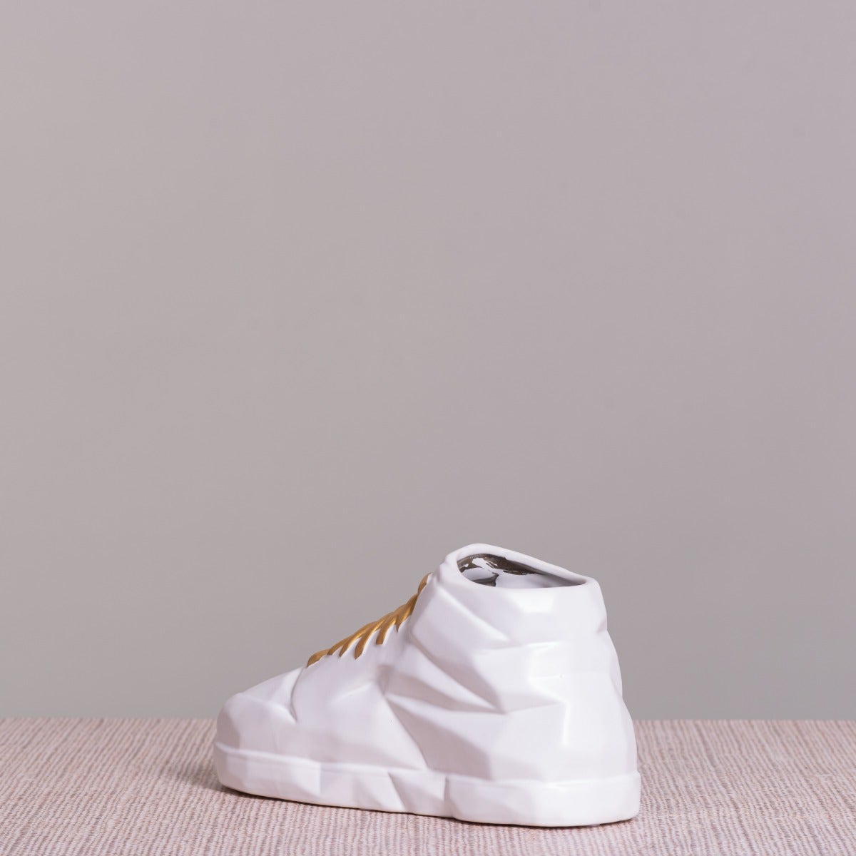 Practice Makes Perfect (White, Gold) Ceramic Home Decor