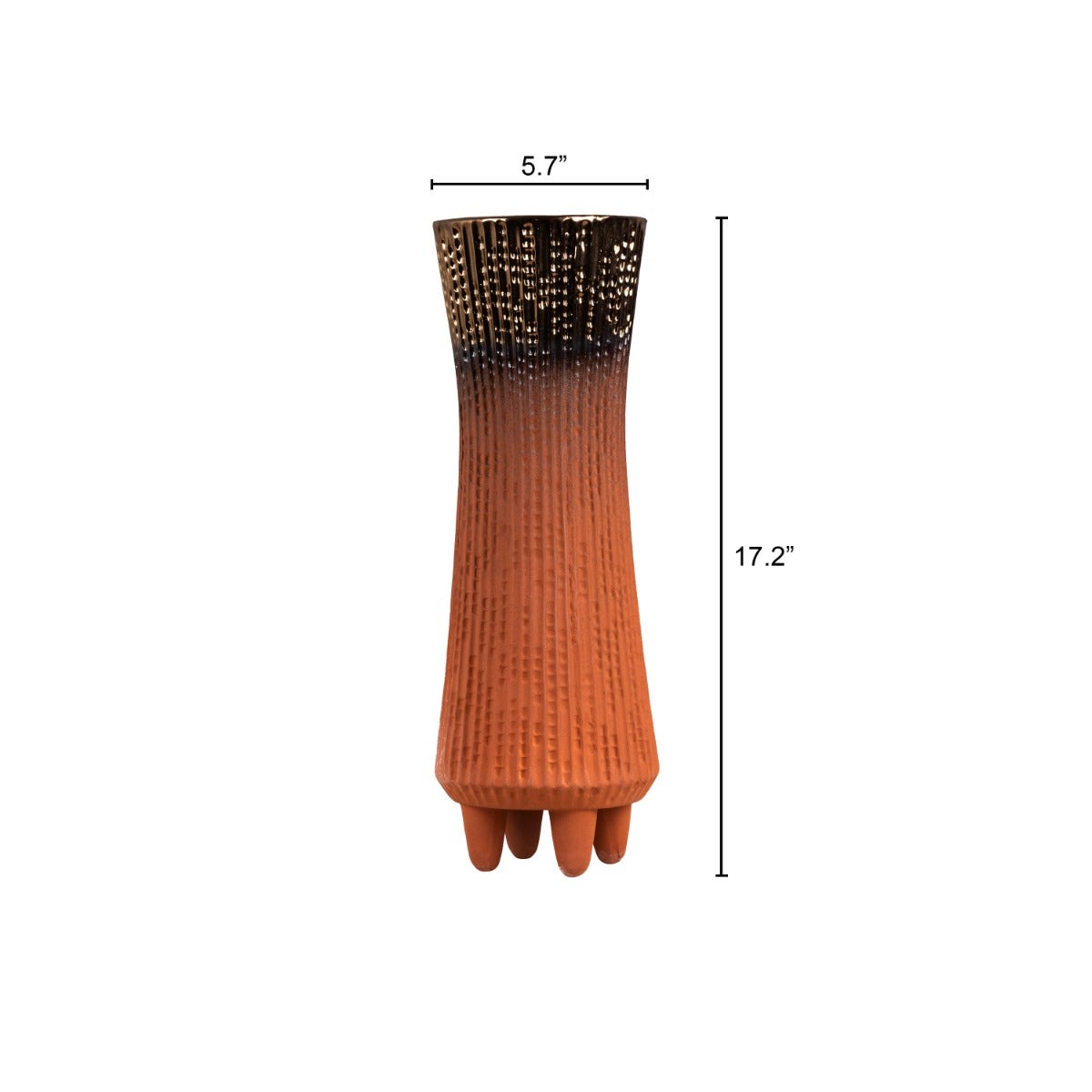 Grown Up (Brown) Ceramic Vase