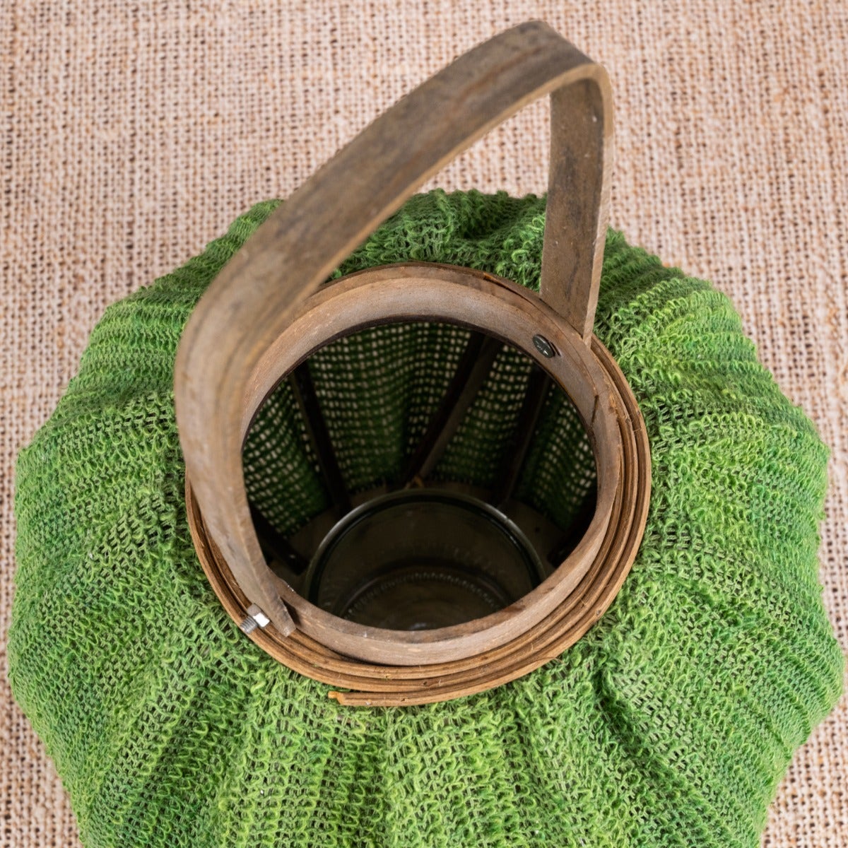 Very Vert (Green) Wooden Lanterns (Set of 2)