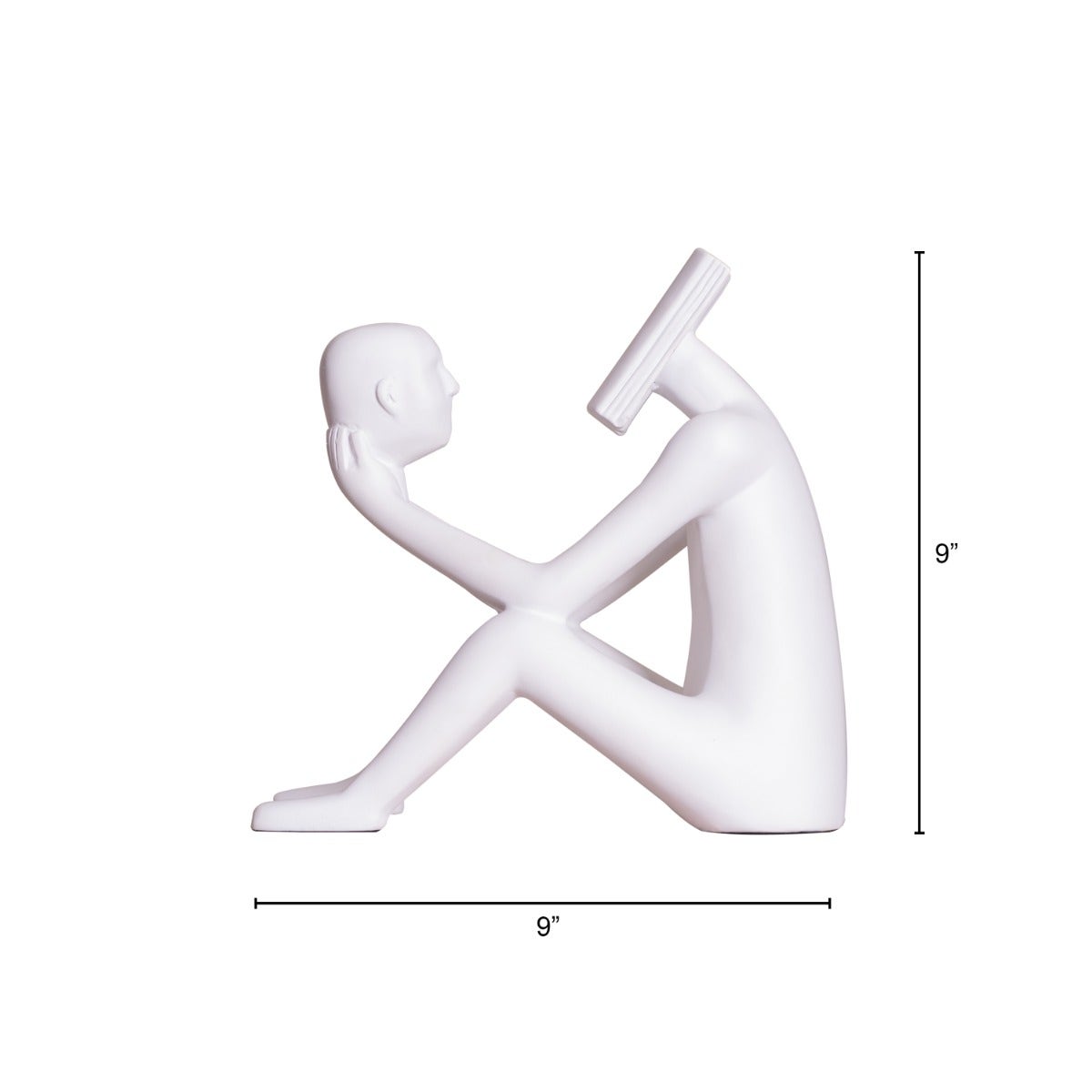 Read To Me (White) Resin Home Decor