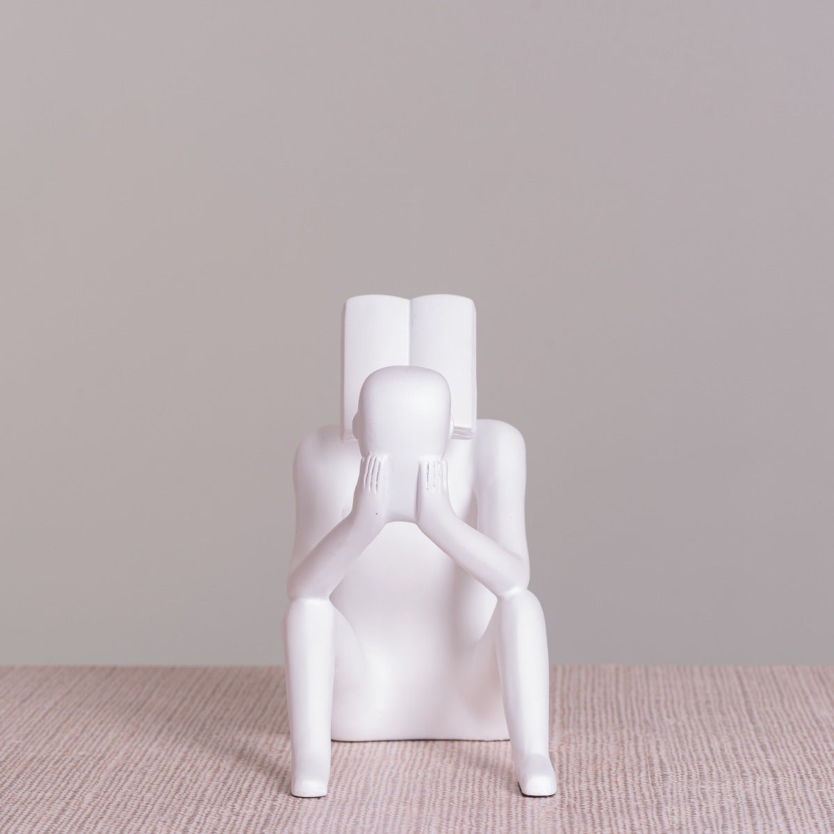 Read To Me (White) Resin Home Decor
