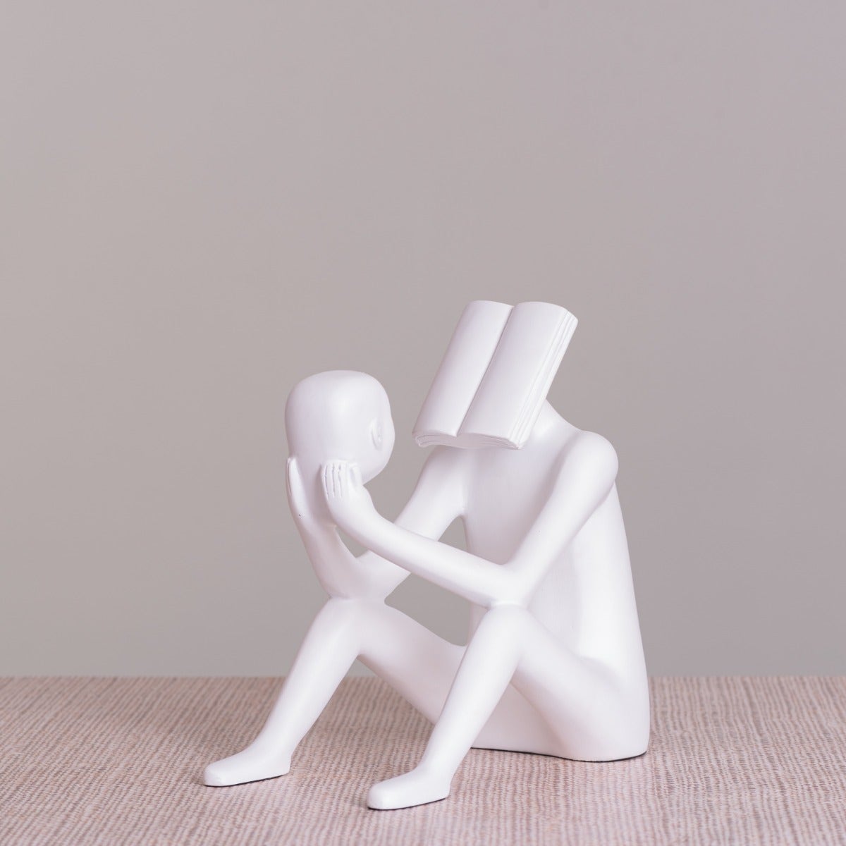 Read To Me (White) Resin Home Decor