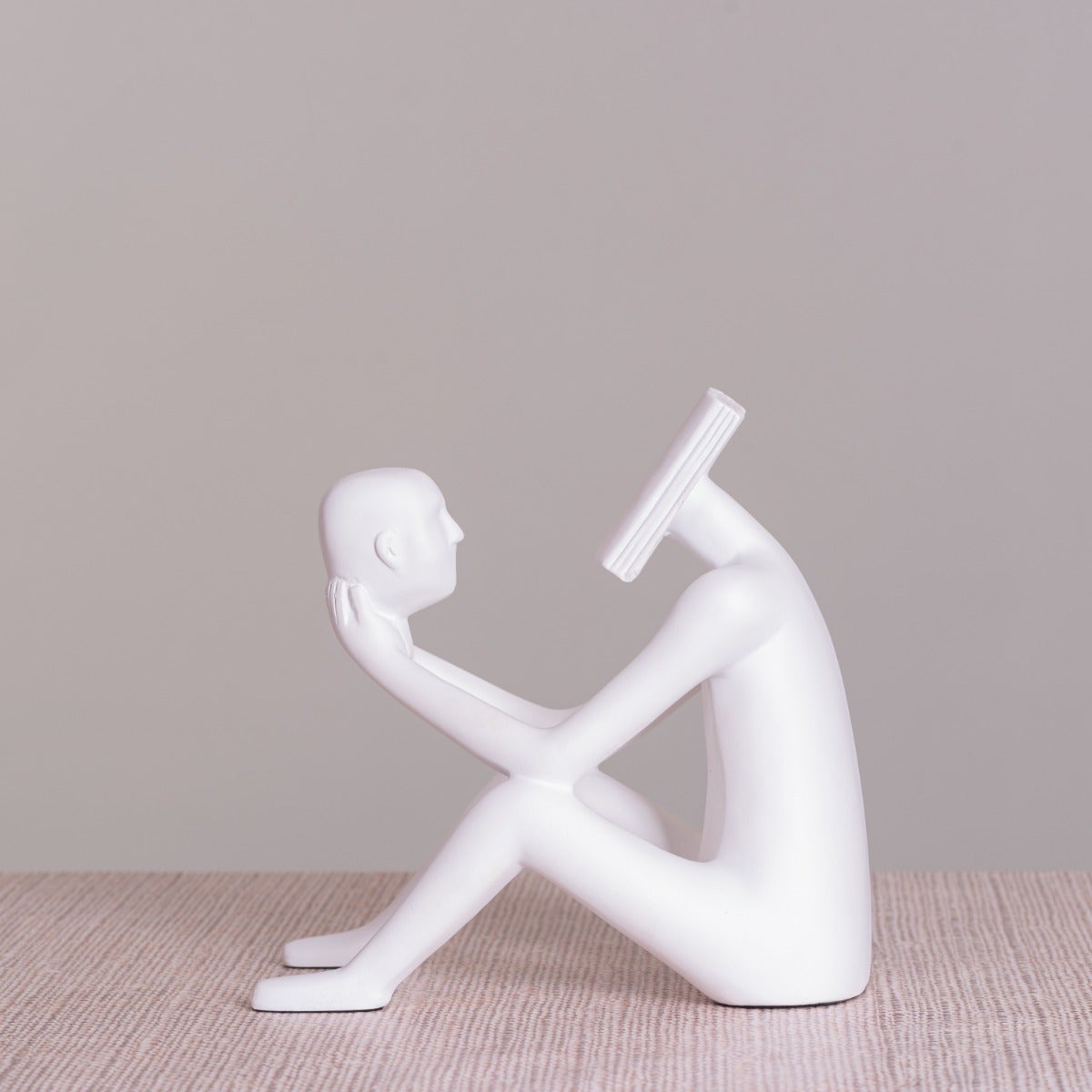 Read To Me (White) Resin Home Decor