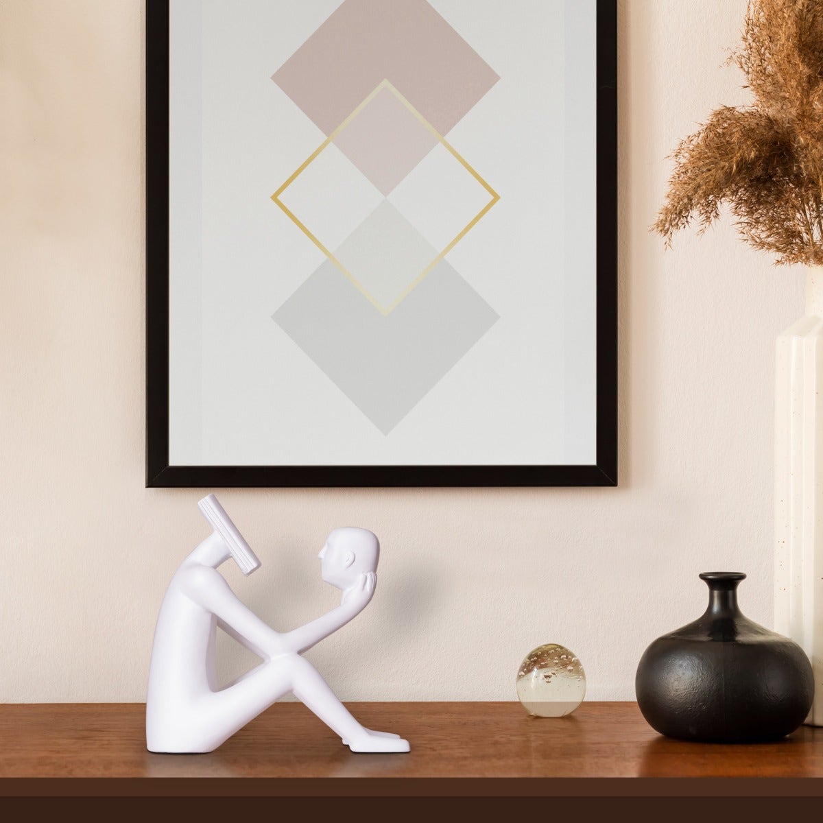 Read To Me (White) Resin Home Decor