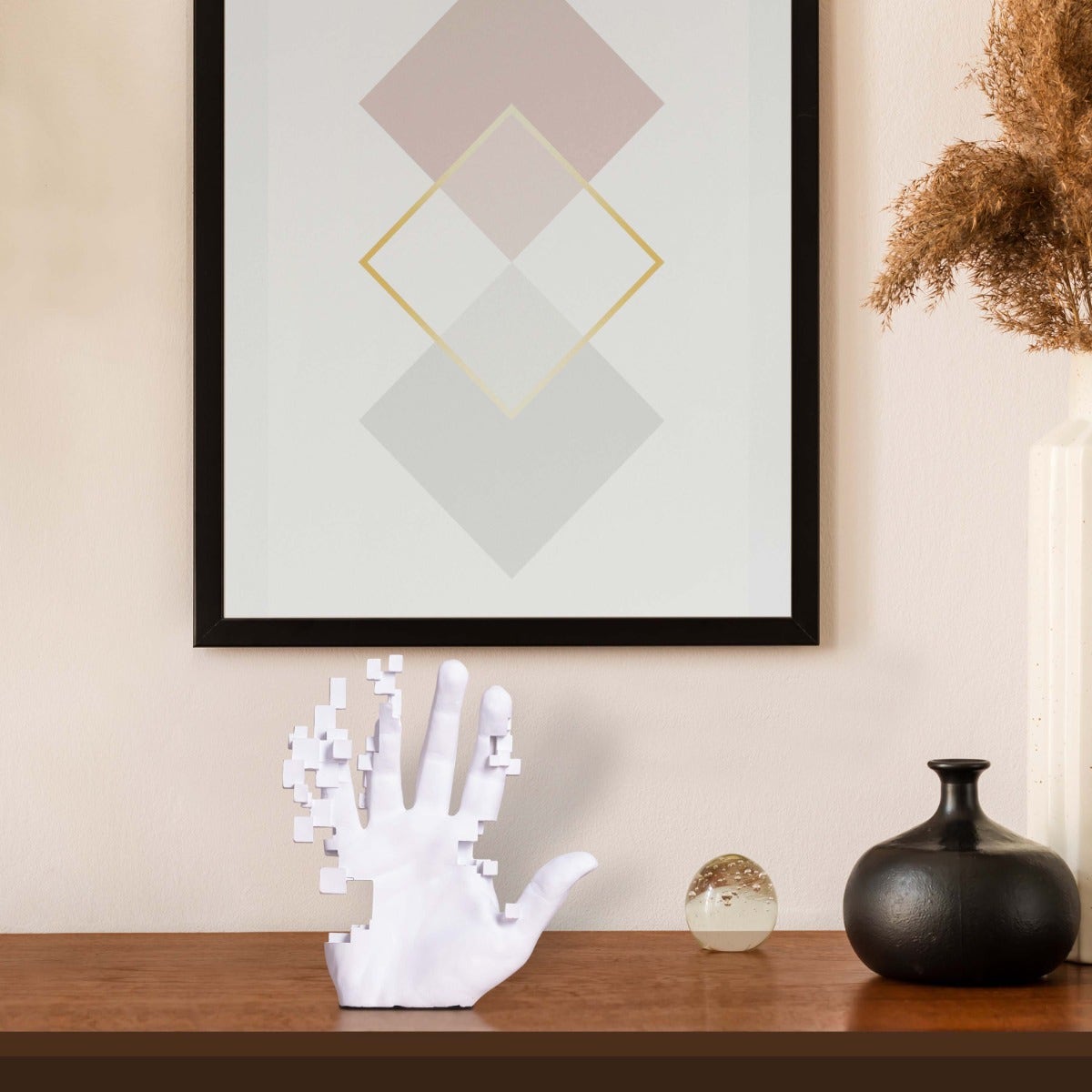 Unlocked (Small, White) Resin Home Decor