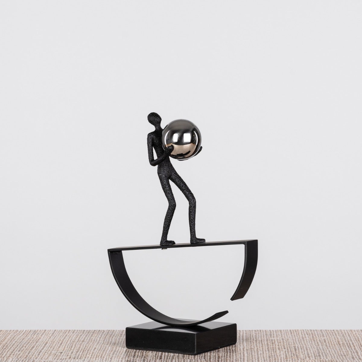 Excess Baggage (Black) Resin-Marble Home Decor