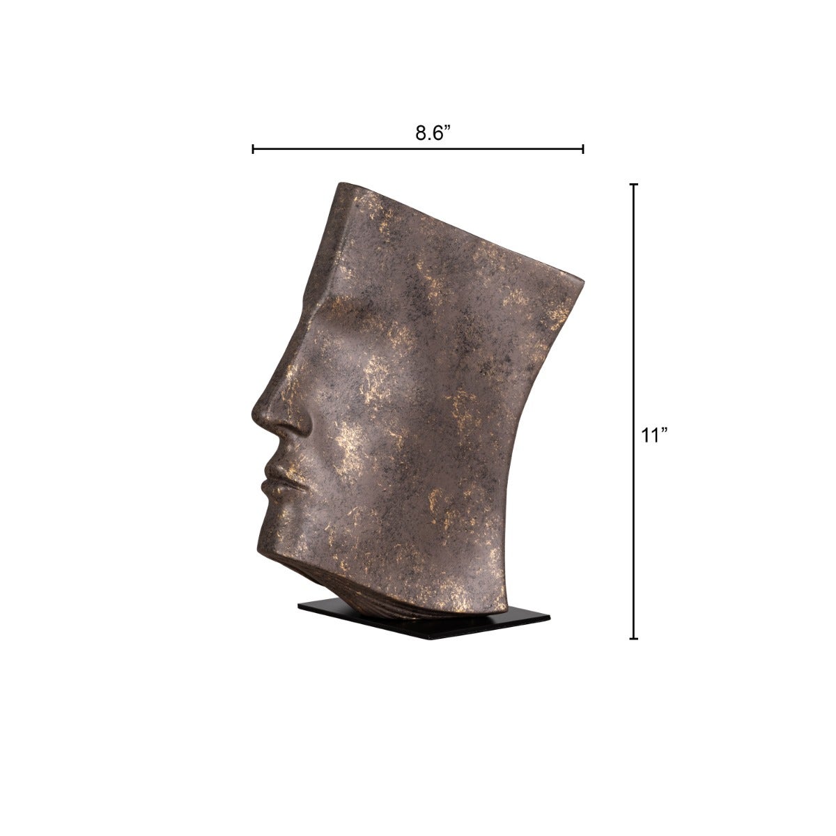 Mark Of A Man (Small, Antique Copper) Resin Home Decor